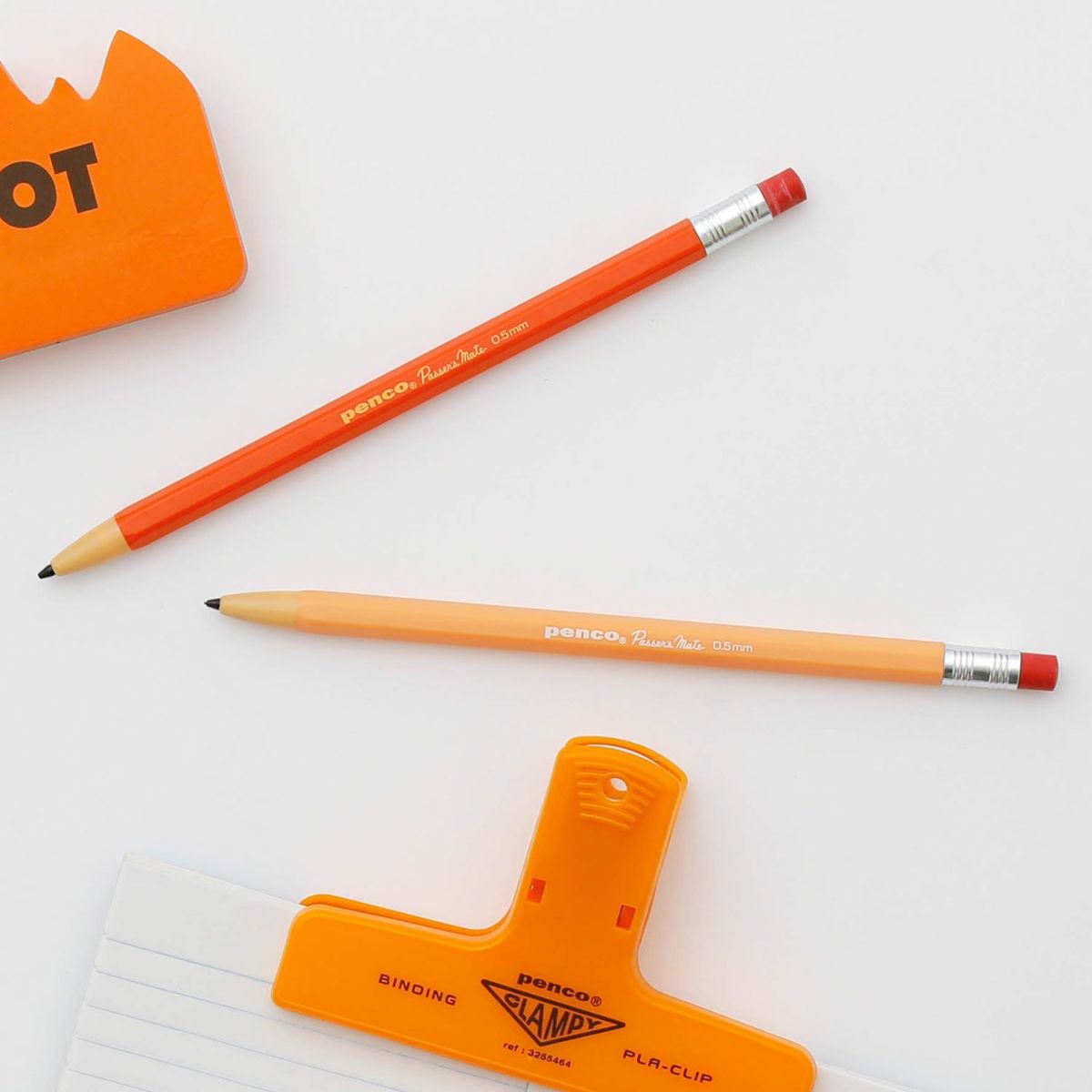 Notable Designs Penco Passers Mate Pencil: Red Orange