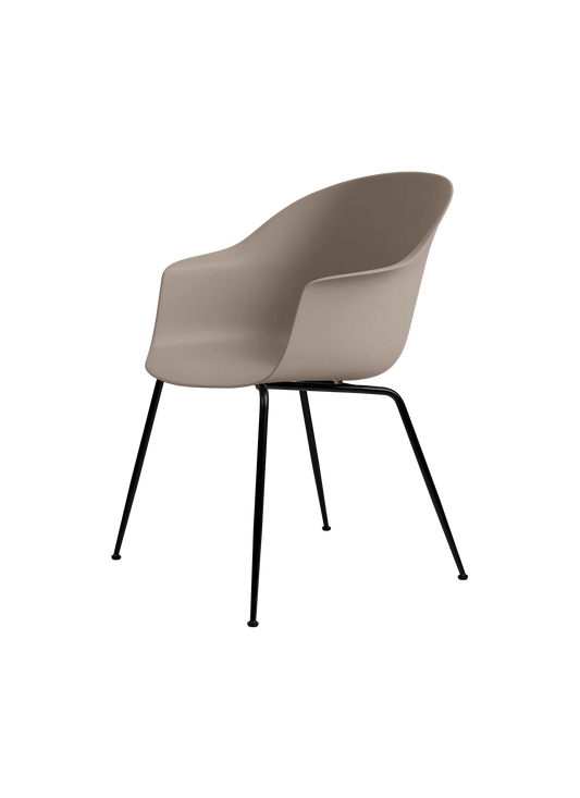 GUBI Bat Dining Chair: Un-Upholstered, Conic base
