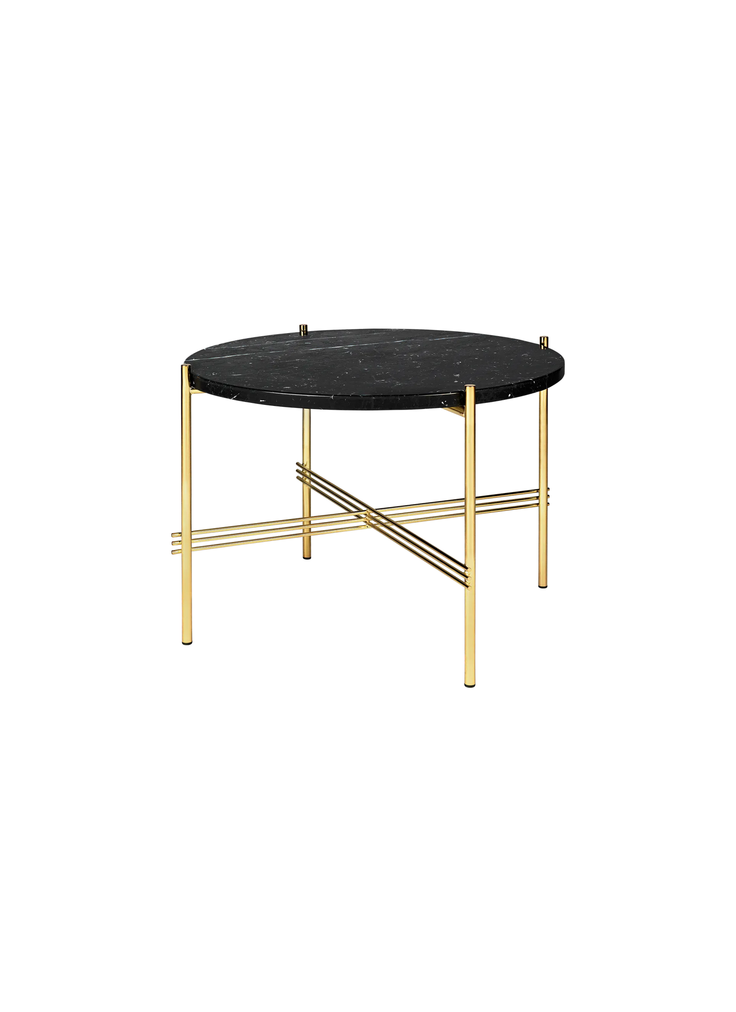GUBI TS Coffee Table - Dia. 55 - Brass Base