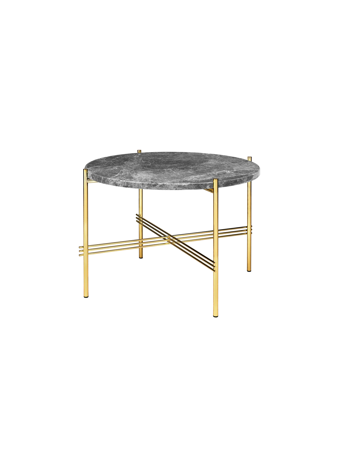 GUBI TS Coffee Table - Dia. 55 - Brass Base