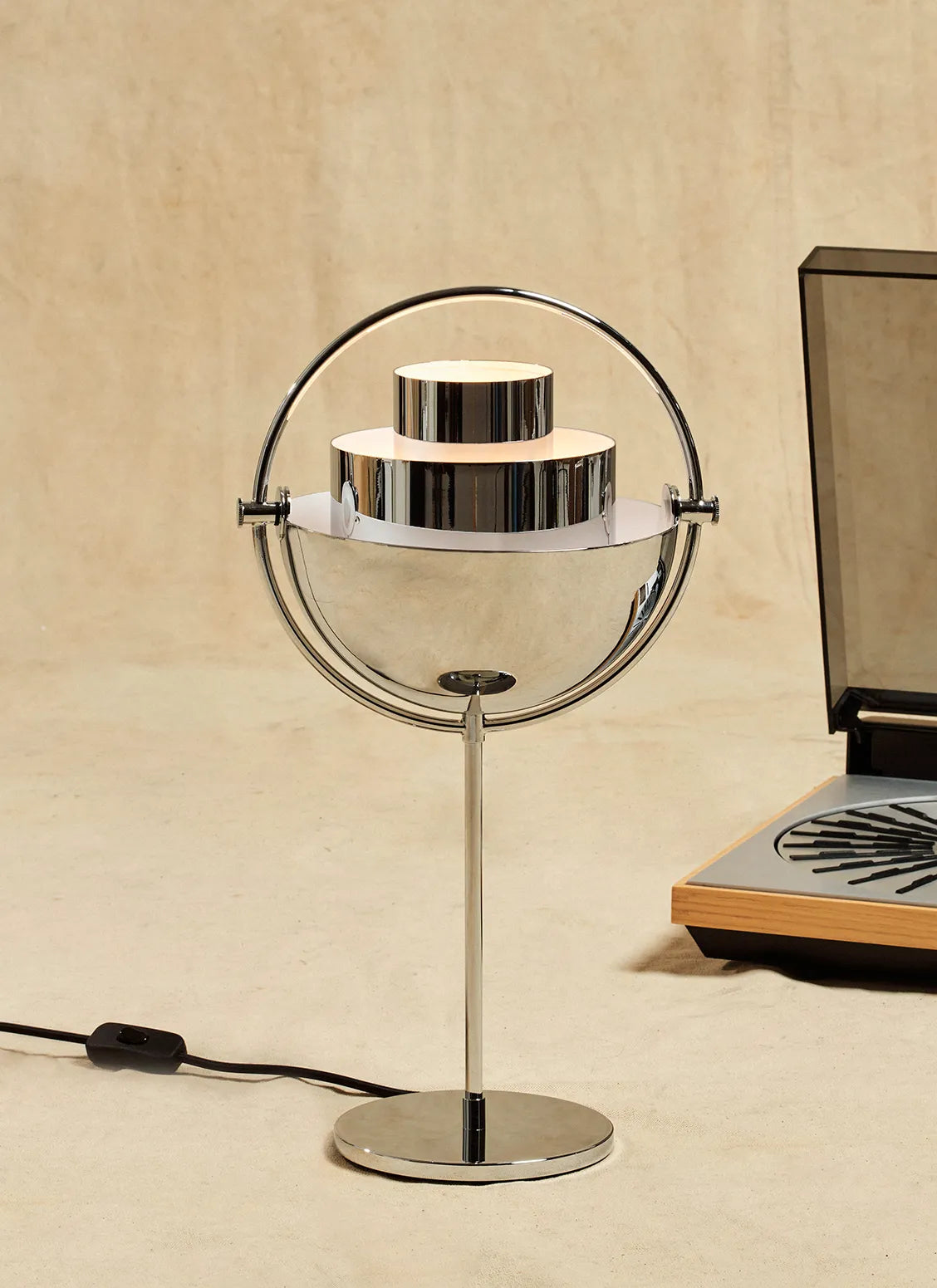 GUBI Multi-Lite Table Lamp - Chrome base