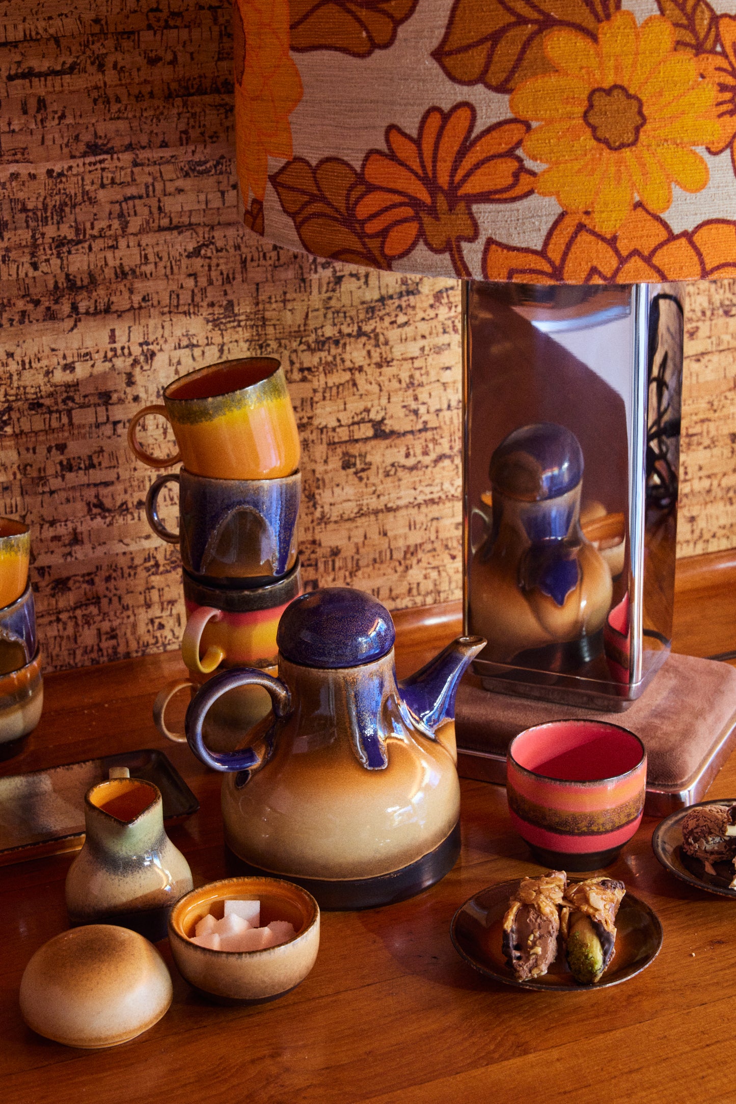 HKLiving 70s Ceramics: Café Mugs - Brazil
