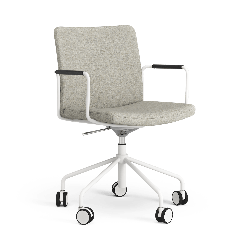 Swedese Stella Upholstered Armchair Wheelbase