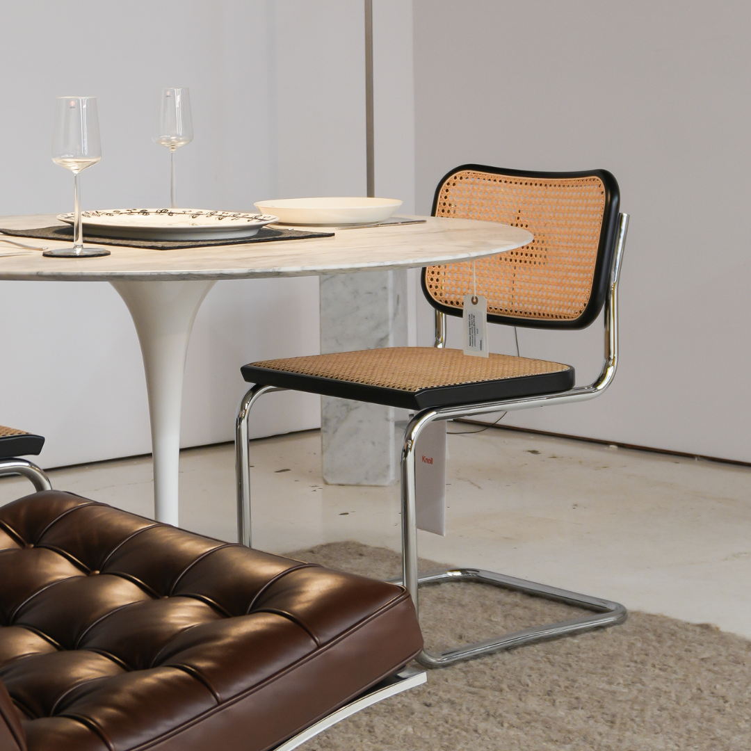 Knoll Cesca Chair Armless with Cane Seat & Back (Set of 2) Ex-display