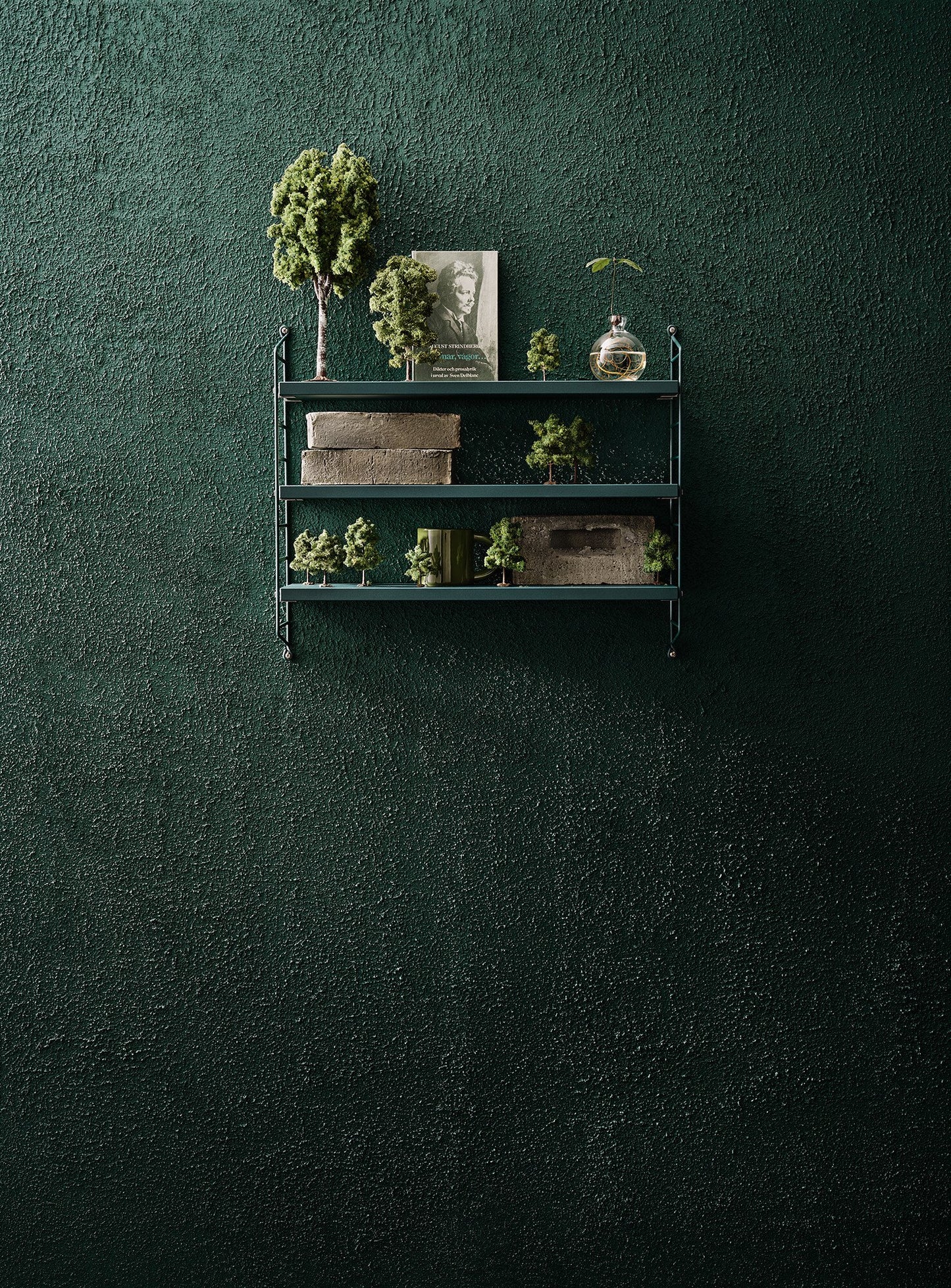 String Pocket Shelving - Tegnérgrön/Tegnérgrön
