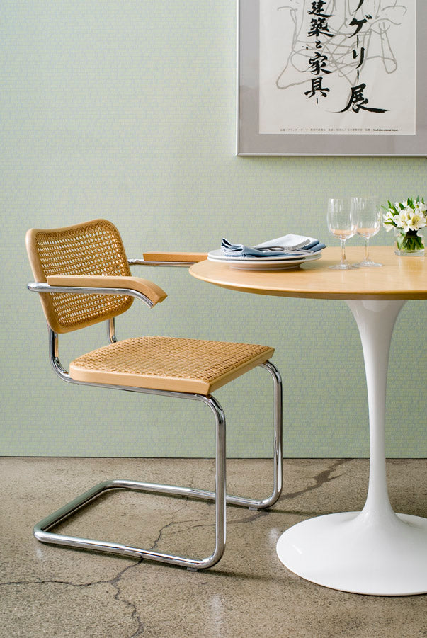 Knoll Cesca Chair with Arms - Cane Seat & Back