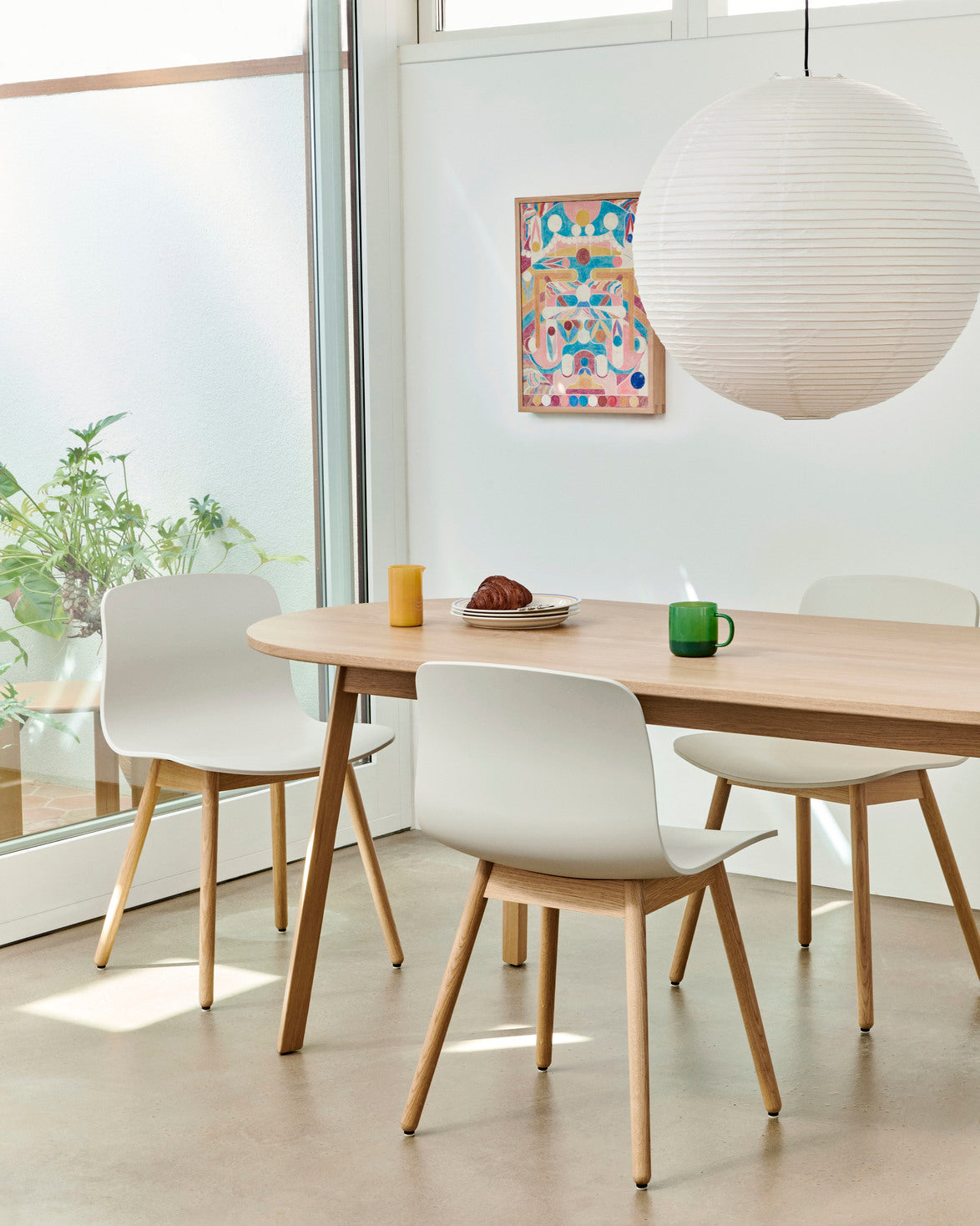 Hay Triangle Leg Dining Table