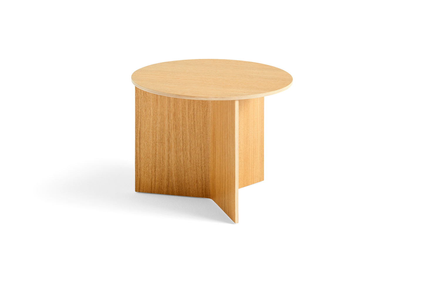 Hay Slit Table Round: Wood