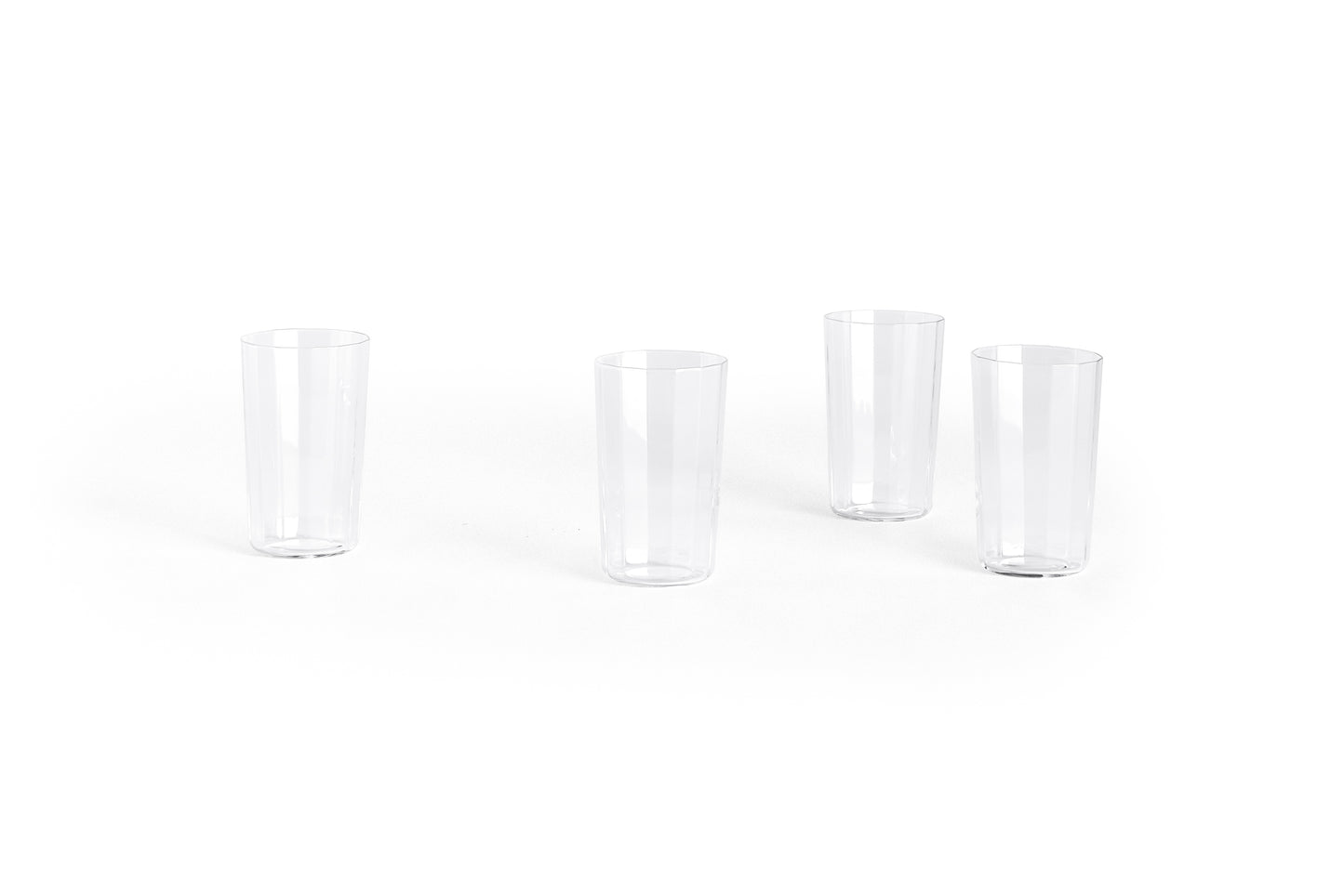 Hay Angle Glass - Medium: Set of 4 glasses