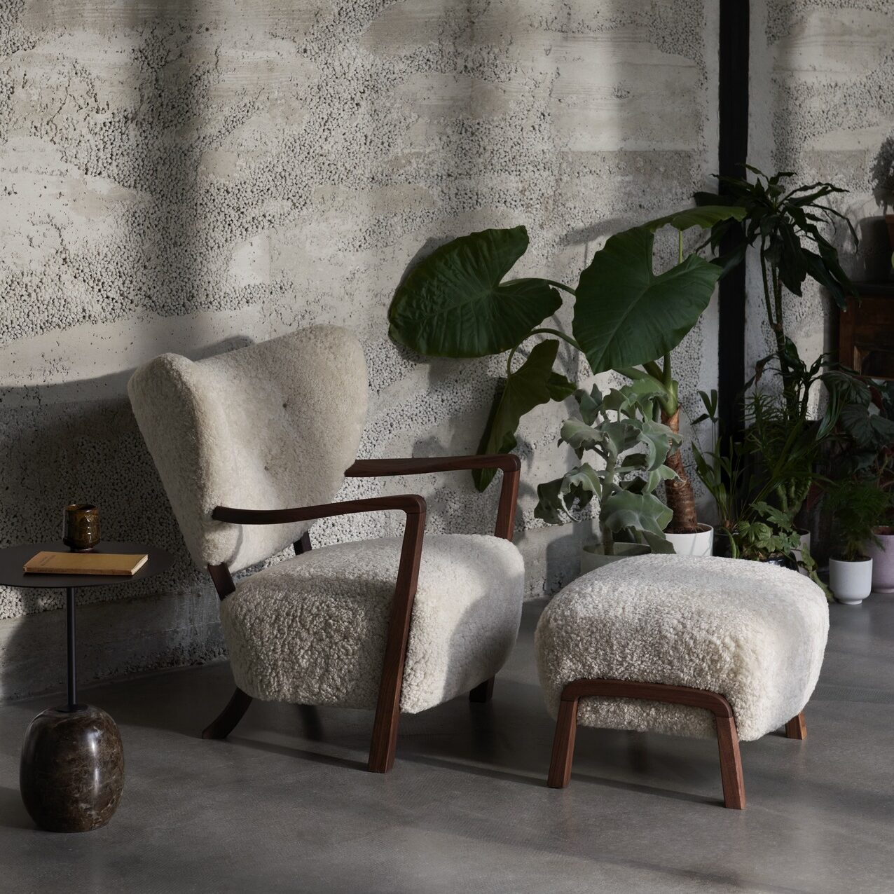 &Tradition Wulff ATD2 Lounge Chair & Ottoman