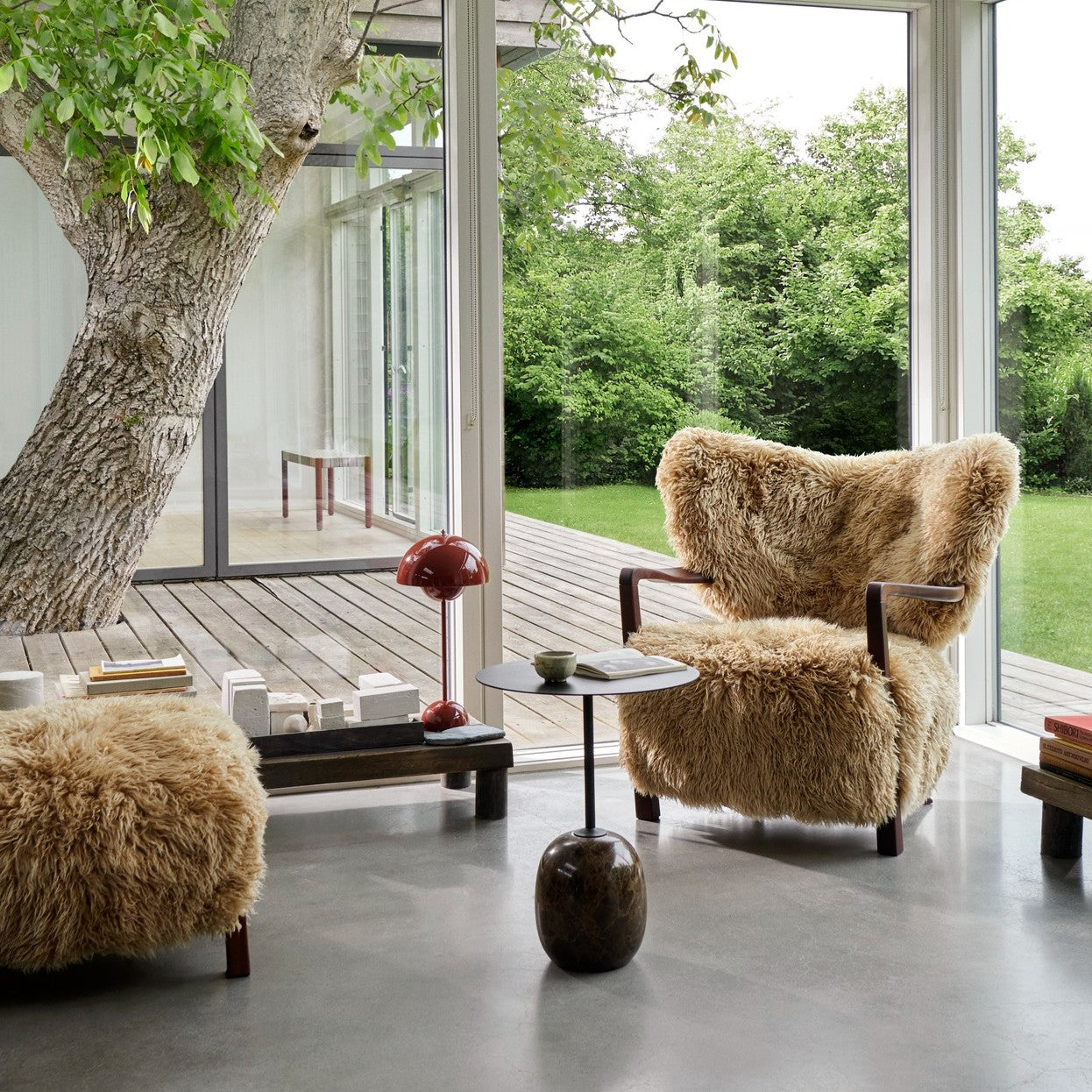 &Tradition Wulff ATD2 Lounge Chair & Ottoman