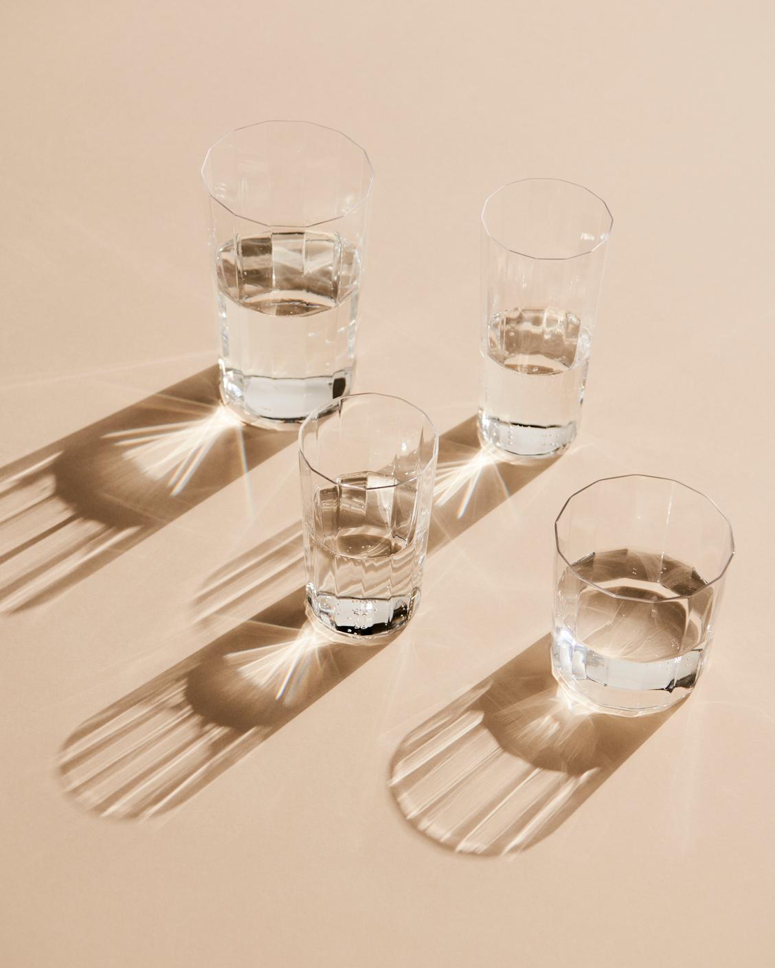 Hay Angle Glass - Medium: Set of 4 glasses