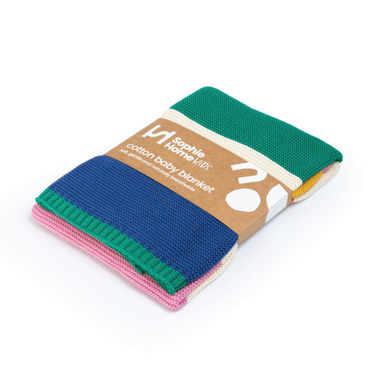 Sophie Home Striped Baby Blanket