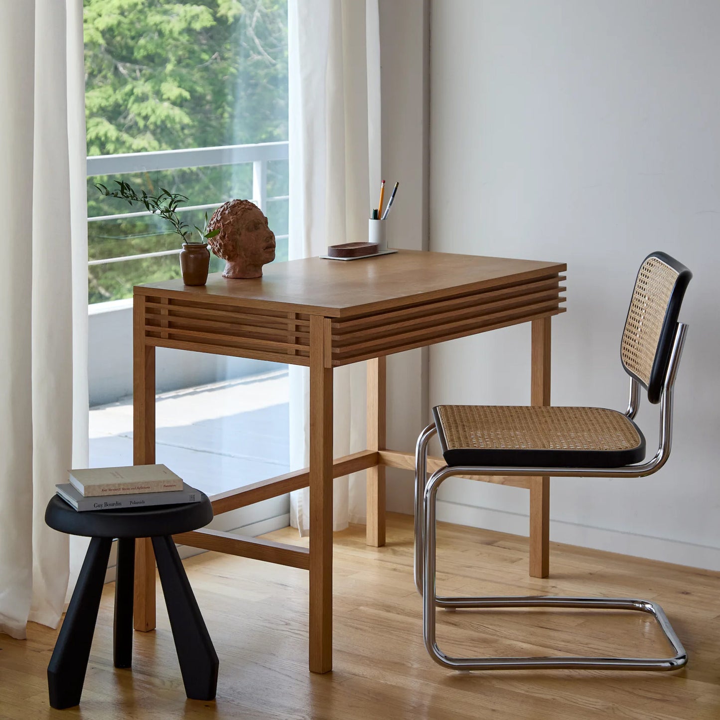 Knoll Cesca Chair Armless with Cane Seat & Back
