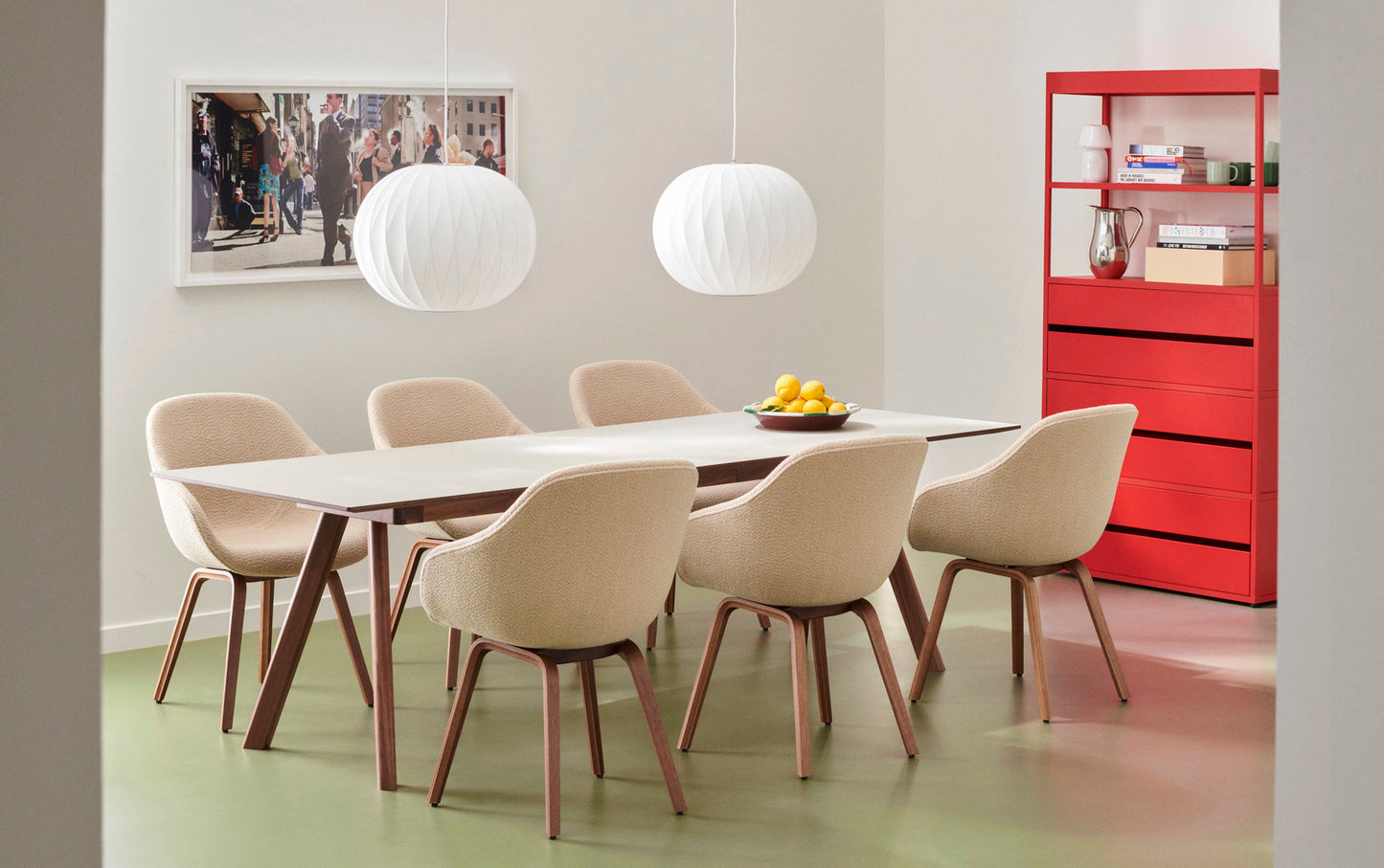 Hay Nelson 'Ball Crisscross' Bubble Pendant Light