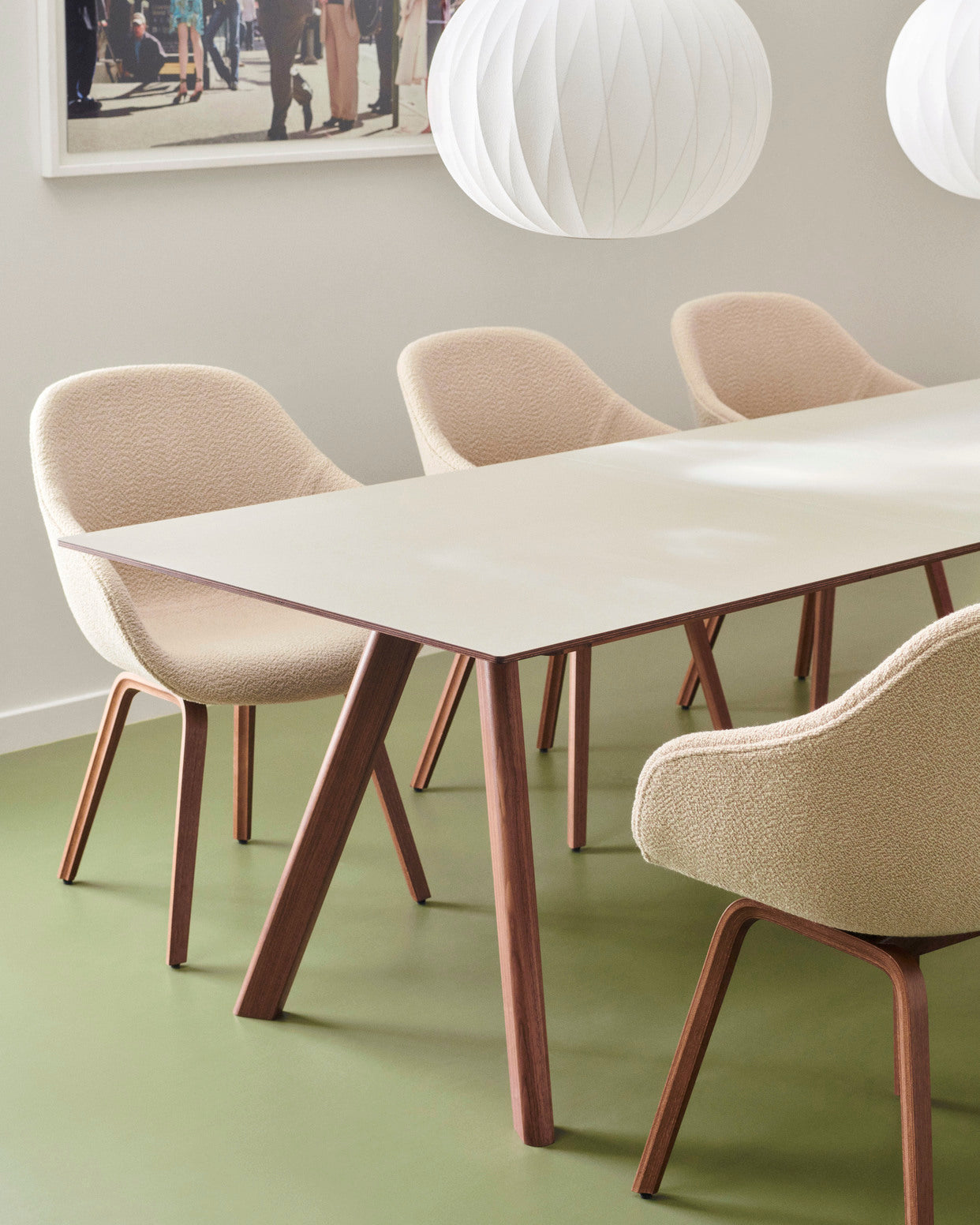 Hay Nelson 'Ball Crisscross' Bubble Pendant Light