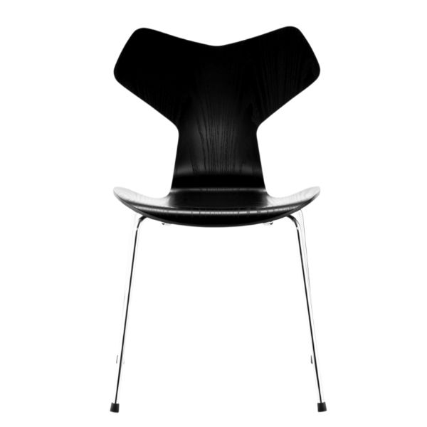 Fritz Hansen Grand Prix Chair Chromed Steel Base