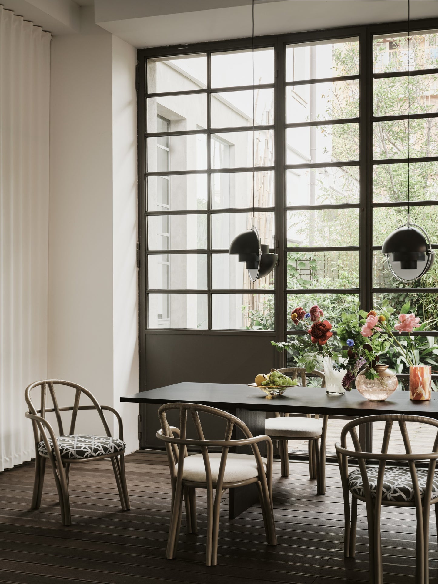 GUBI Multi-Lite Pendant Light Chrome Ex-display