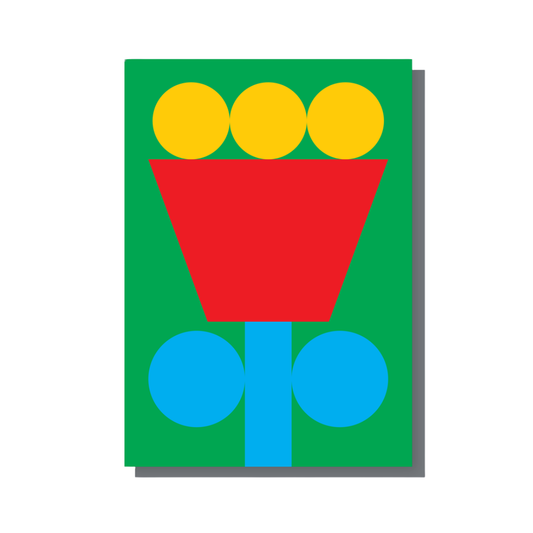 Paul Farrell Happyland Flower 4 Card