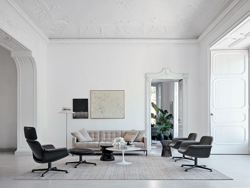 Knoll KN 02 Swivel Reclining Lounge Chair