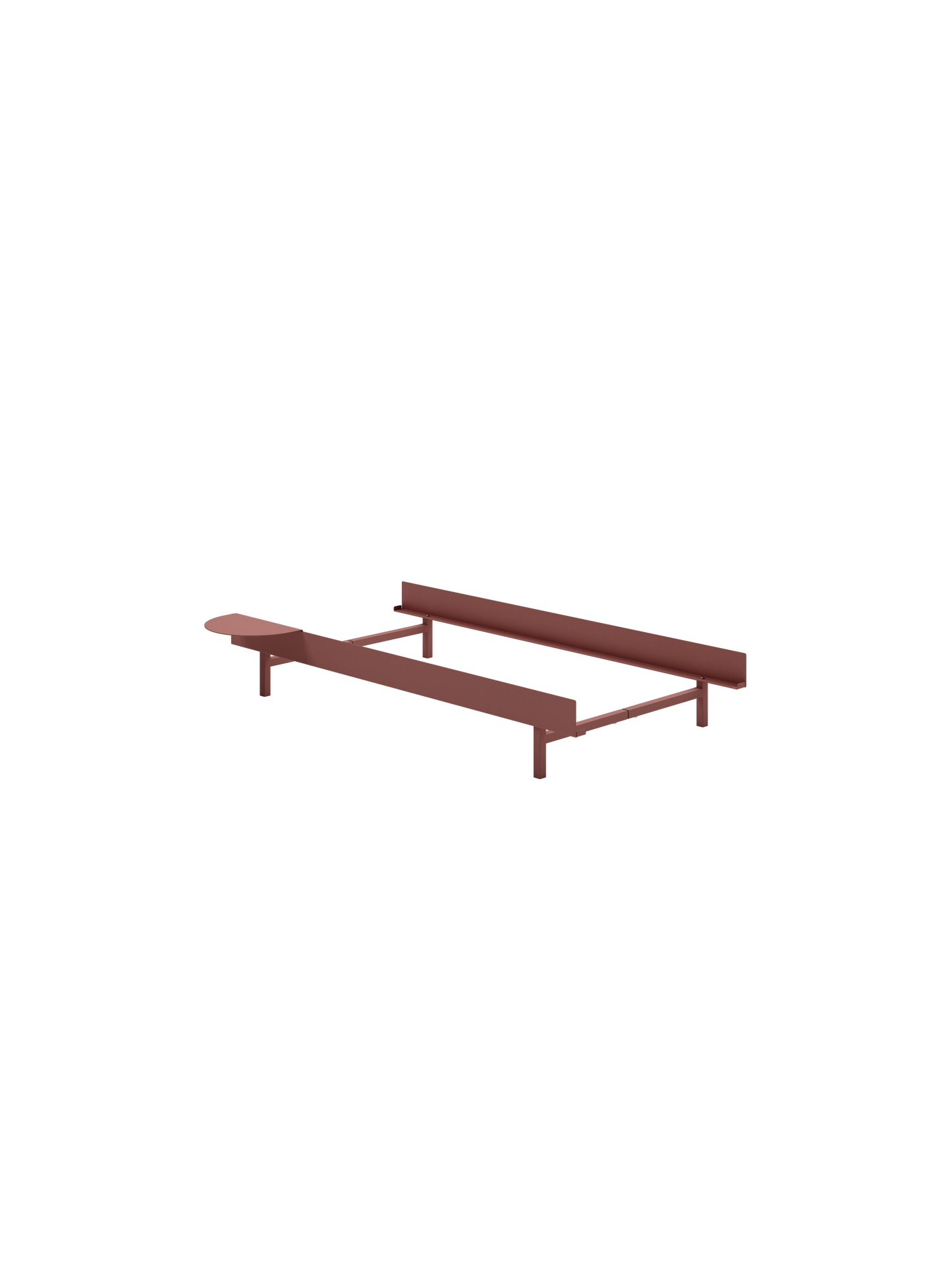 Moebe Bed: 90cm Low