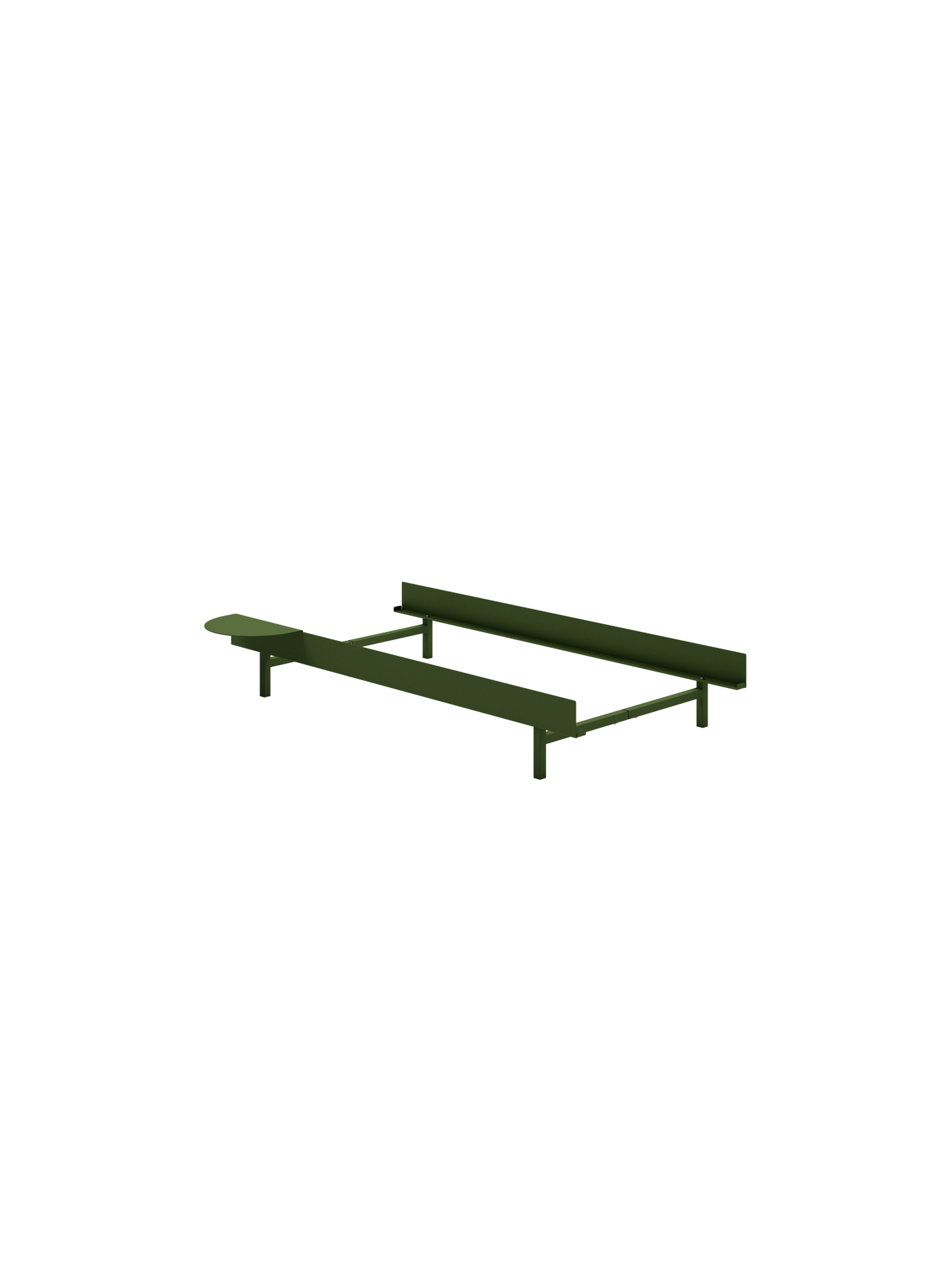 Moebe Bed: 90cm Low