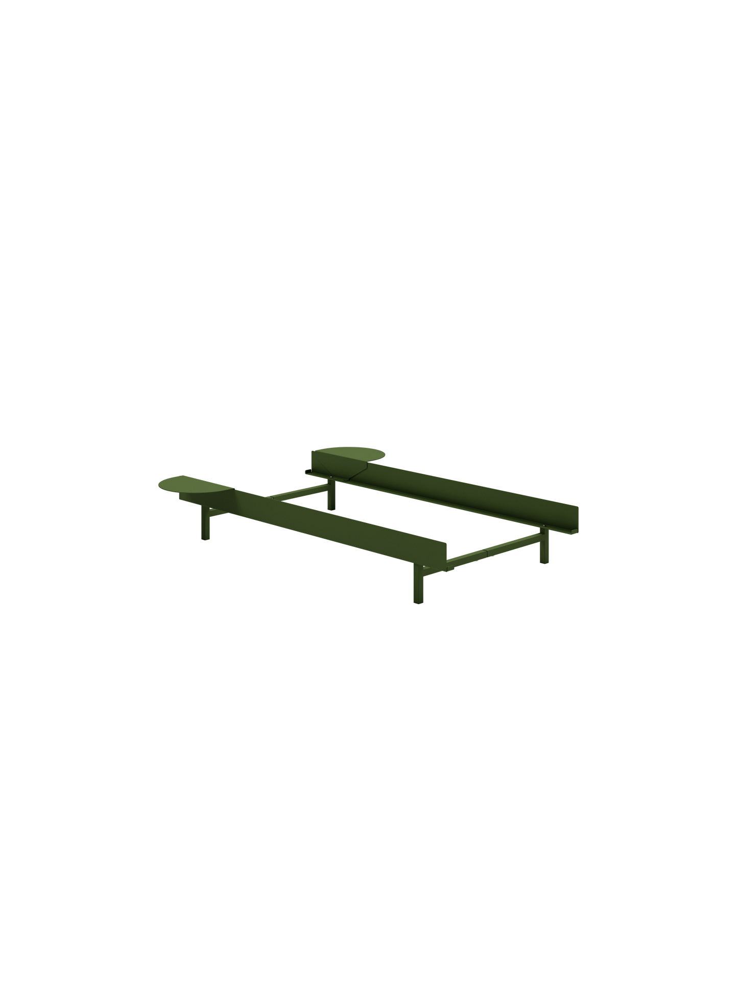 Moebe Bed: 90cm Low
