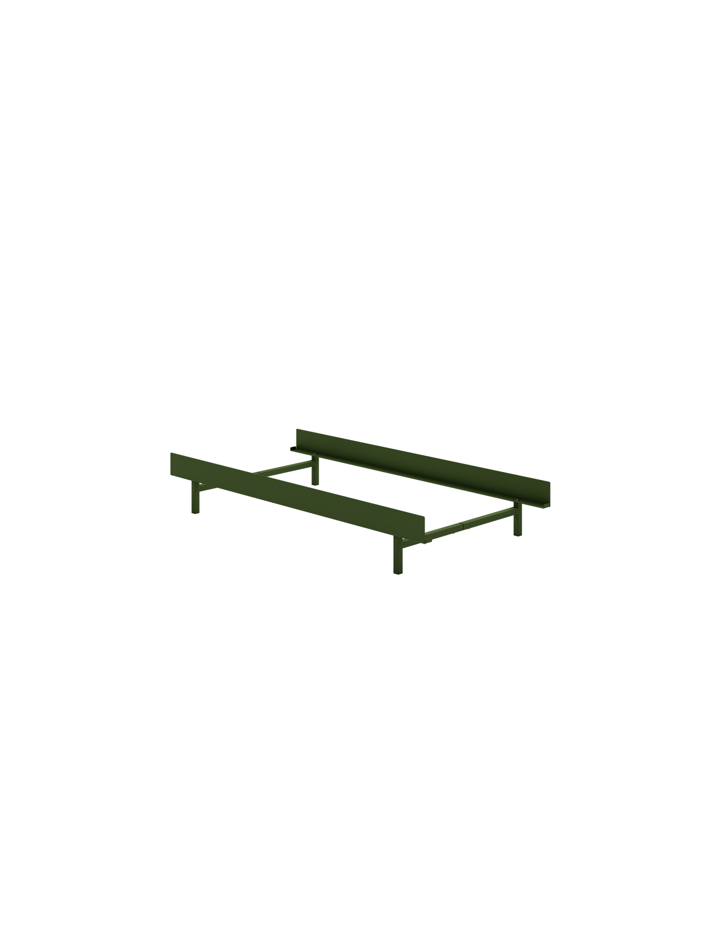 Moebe Bed: 90cm Low