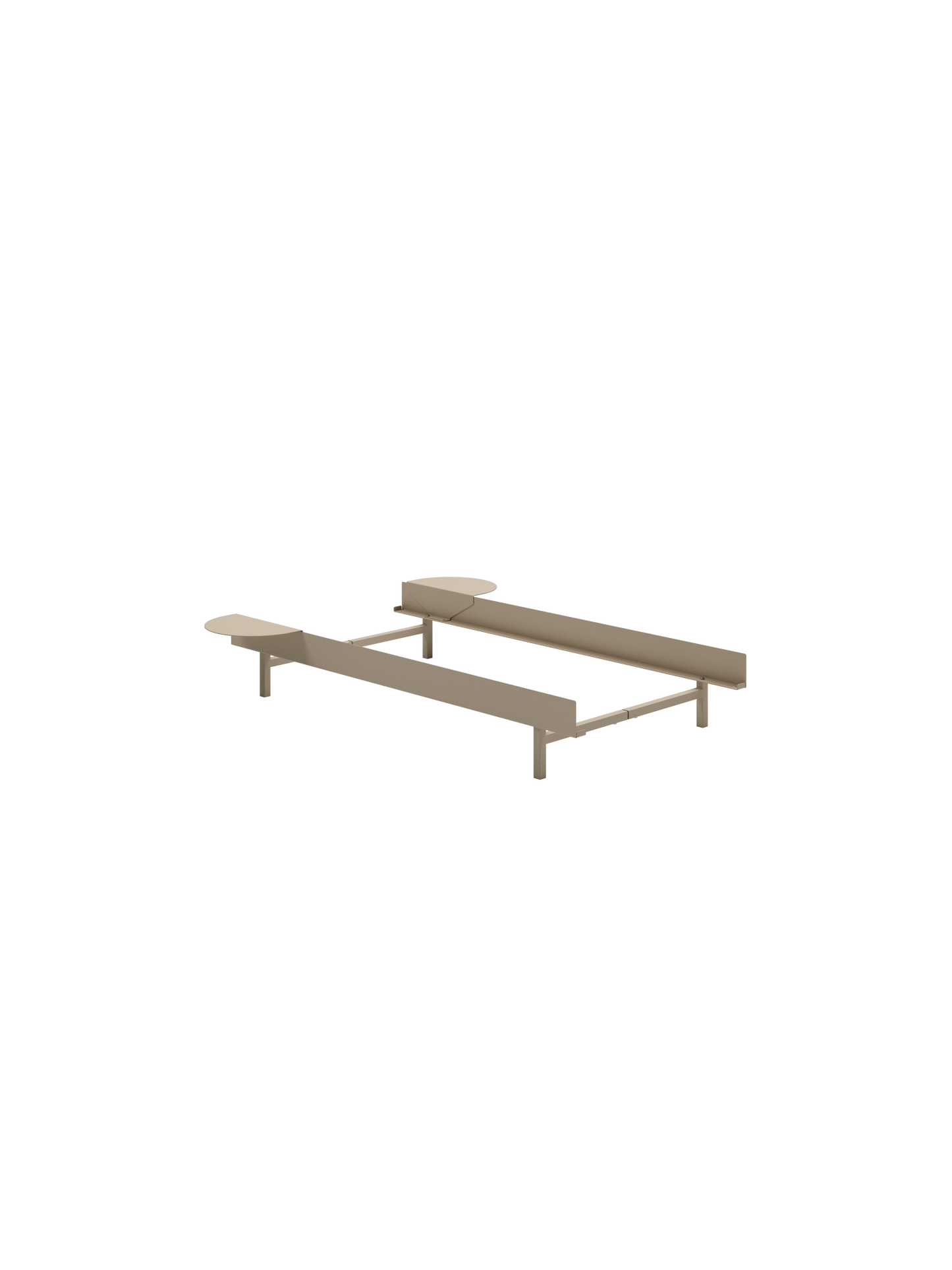 Moebe Bed: 90cm Low