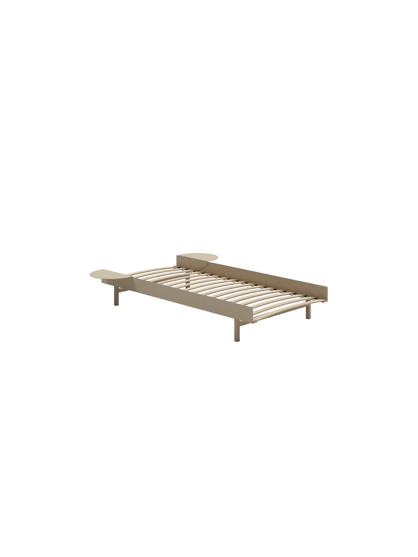 Moebe Bed: 90cm Low