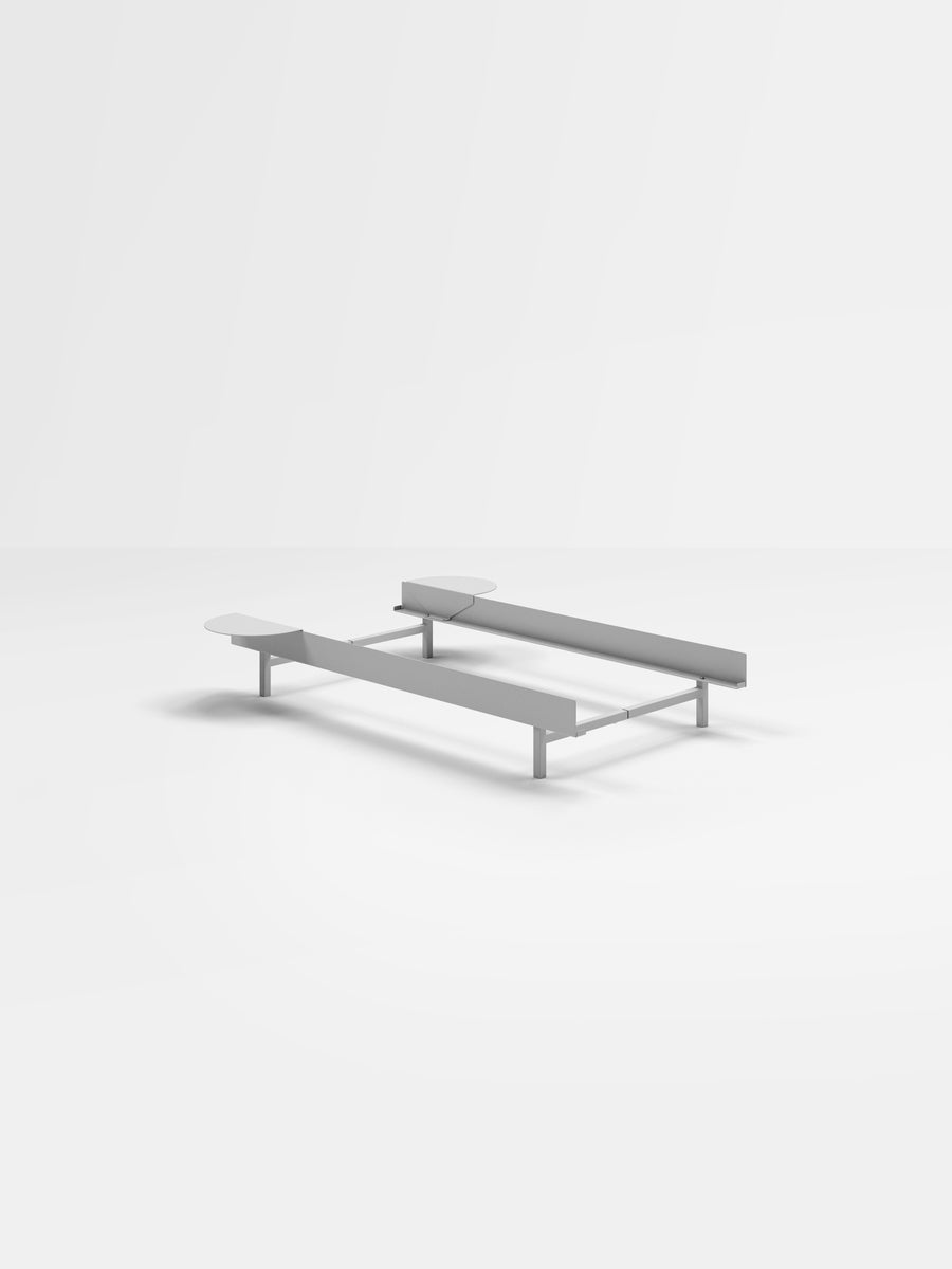 Moebe Bed: 90cm Low