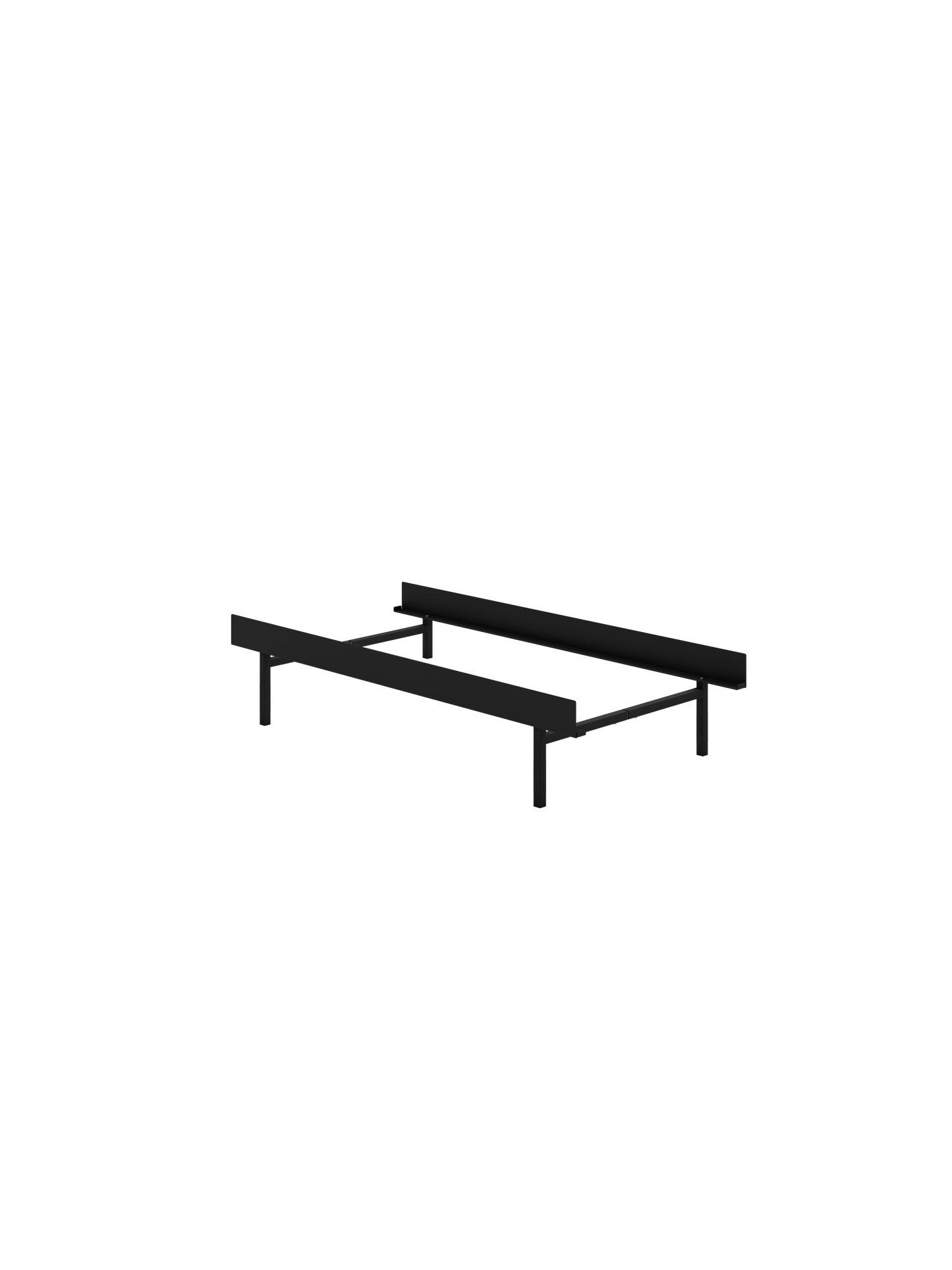 Moebe Bed: 90cm High