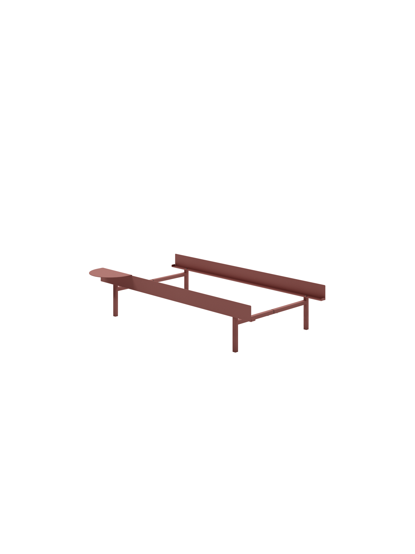 Moebe Bed: 90cm High