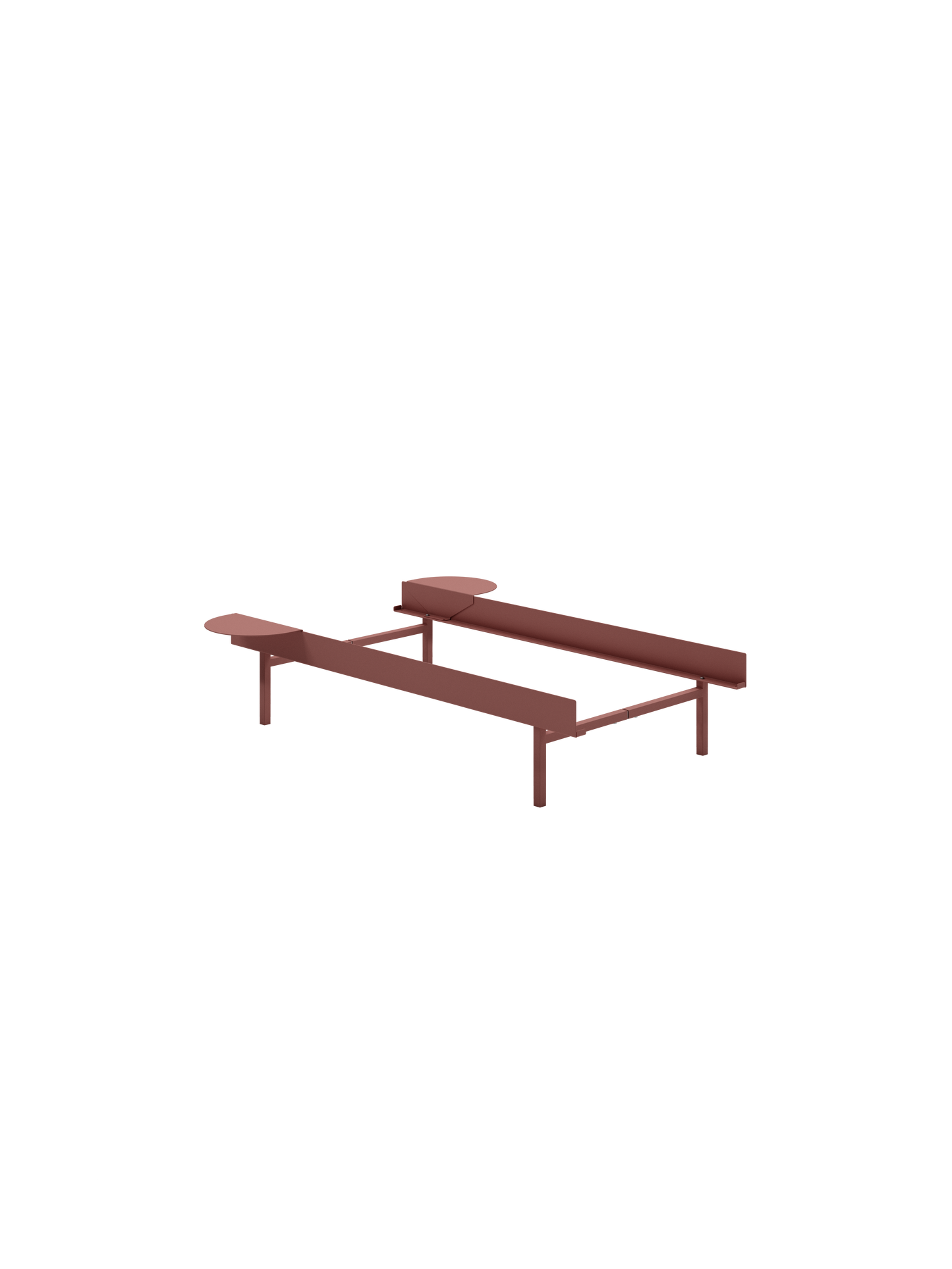 Moebe Bed: 90cm High