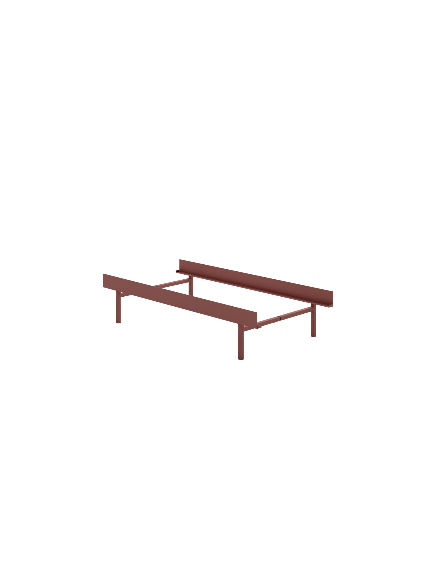 Moebe Bed: 90cm High
