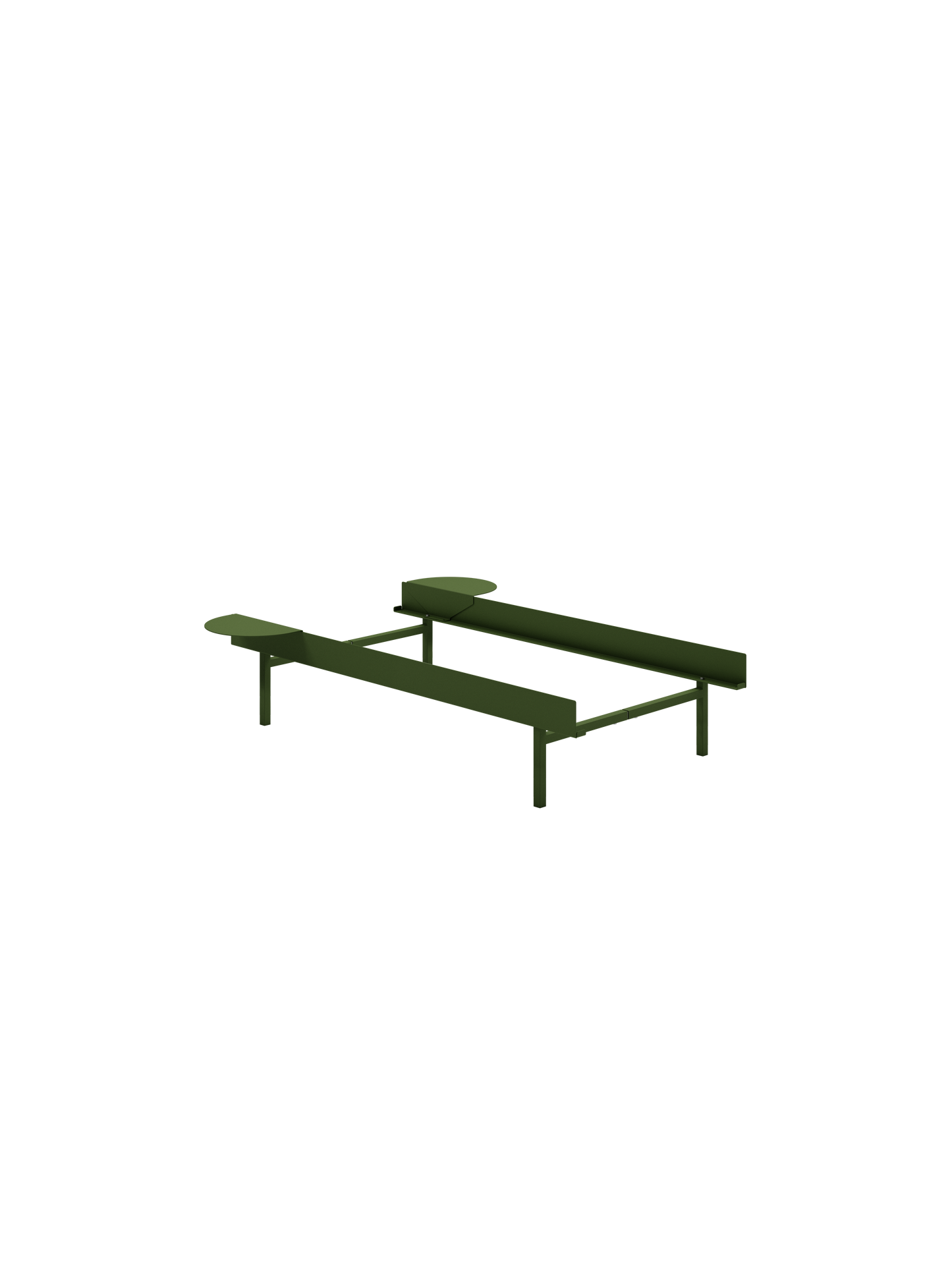 Moebe Bed: 90cm High