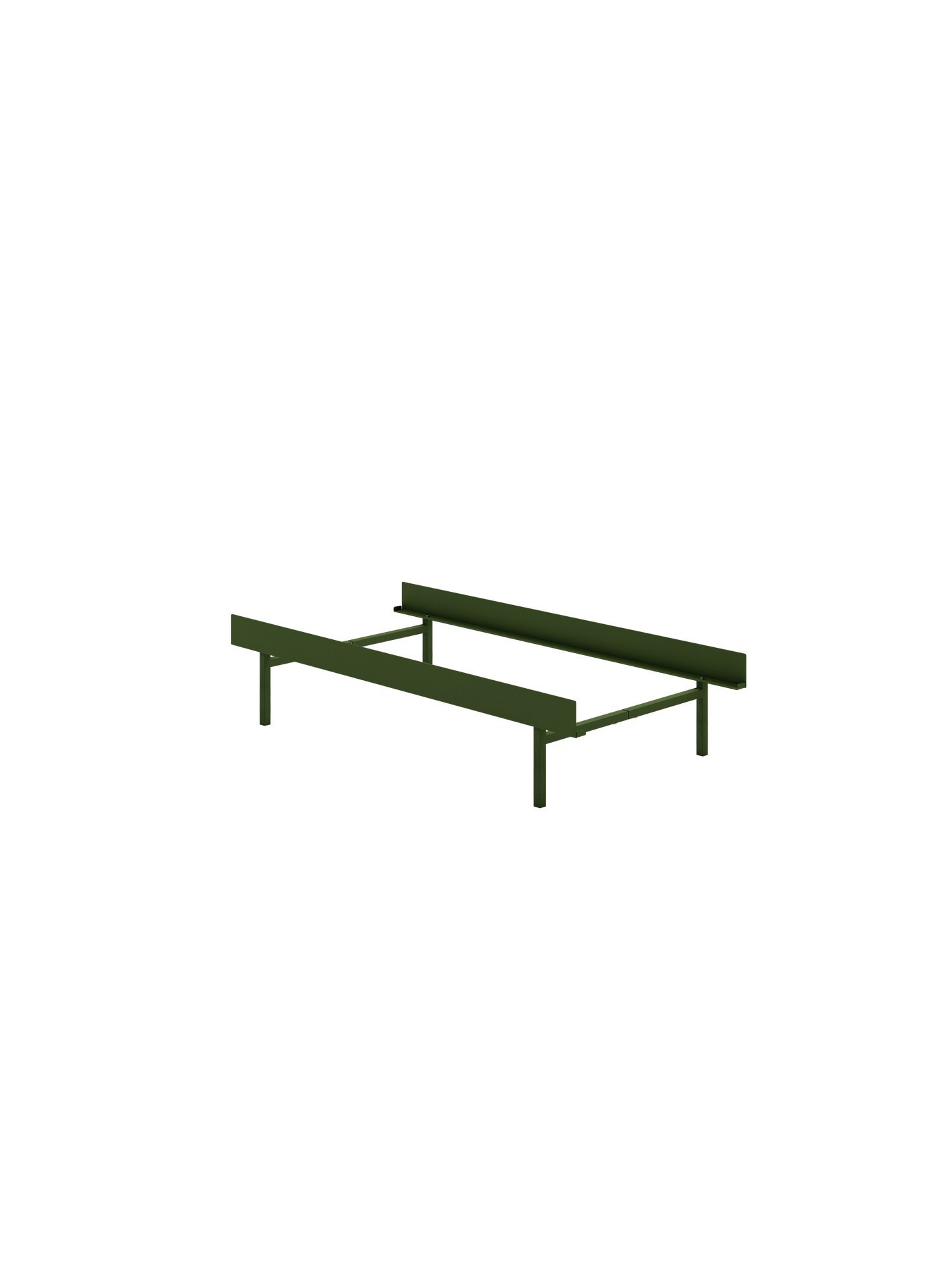 Moebe Bed: 90cm High