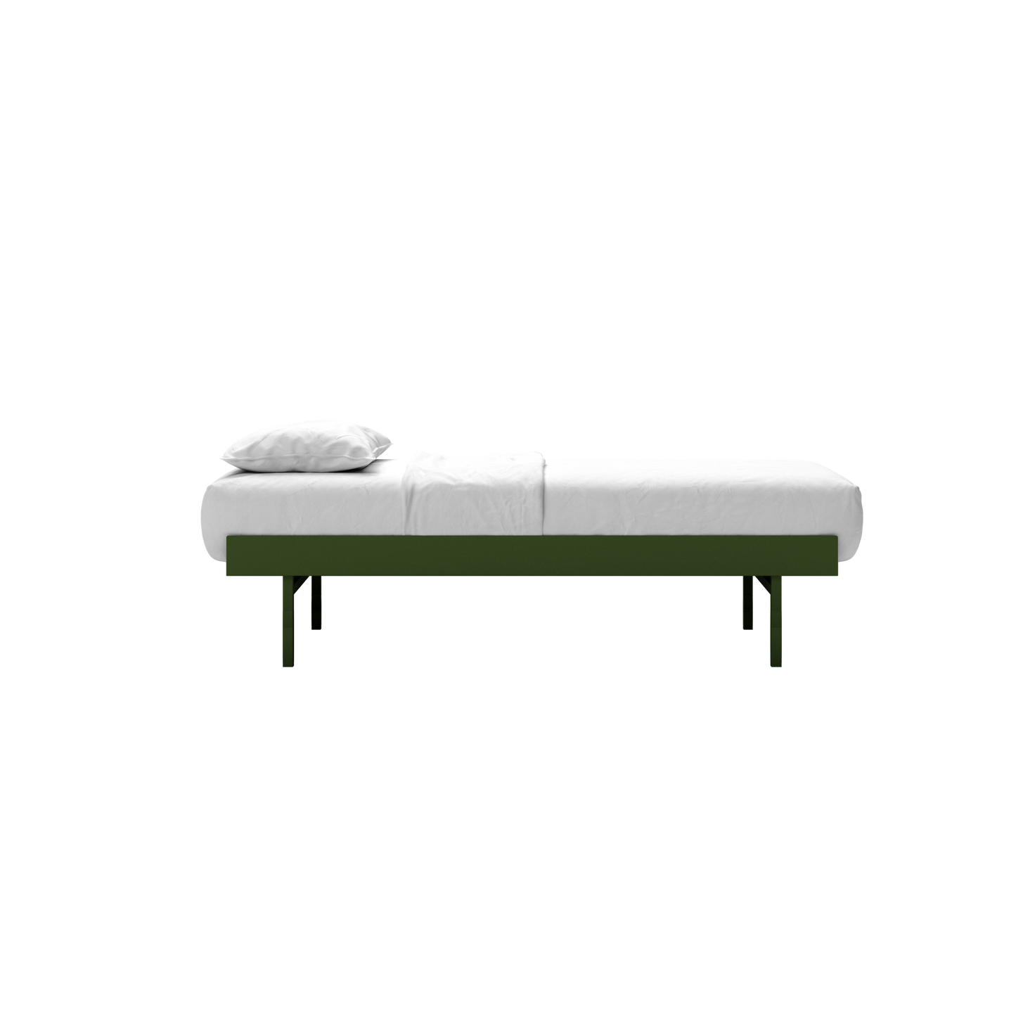 Moebe Bed: 90cm High