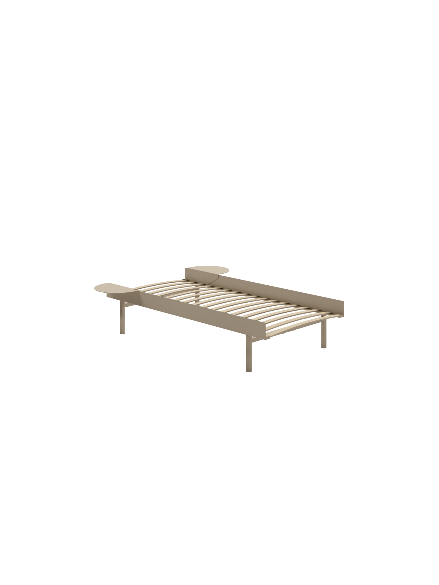 Moebe Bed: 90cm High