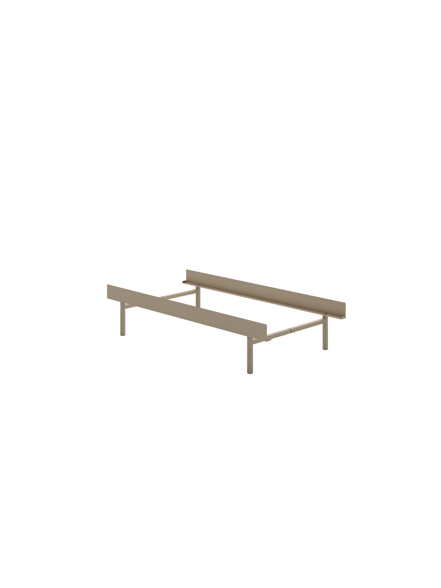 Moebe Bed: 90cm High