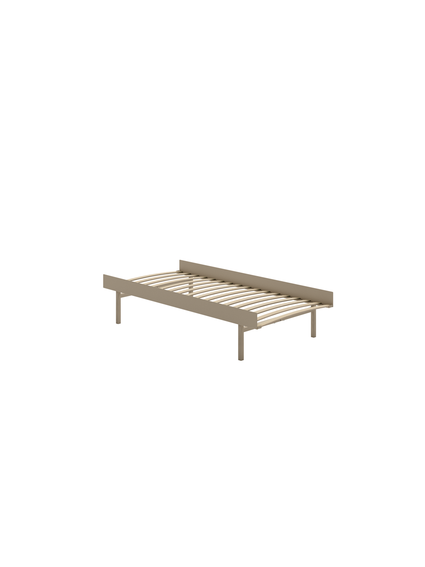 Moebe Bed: 90cm High