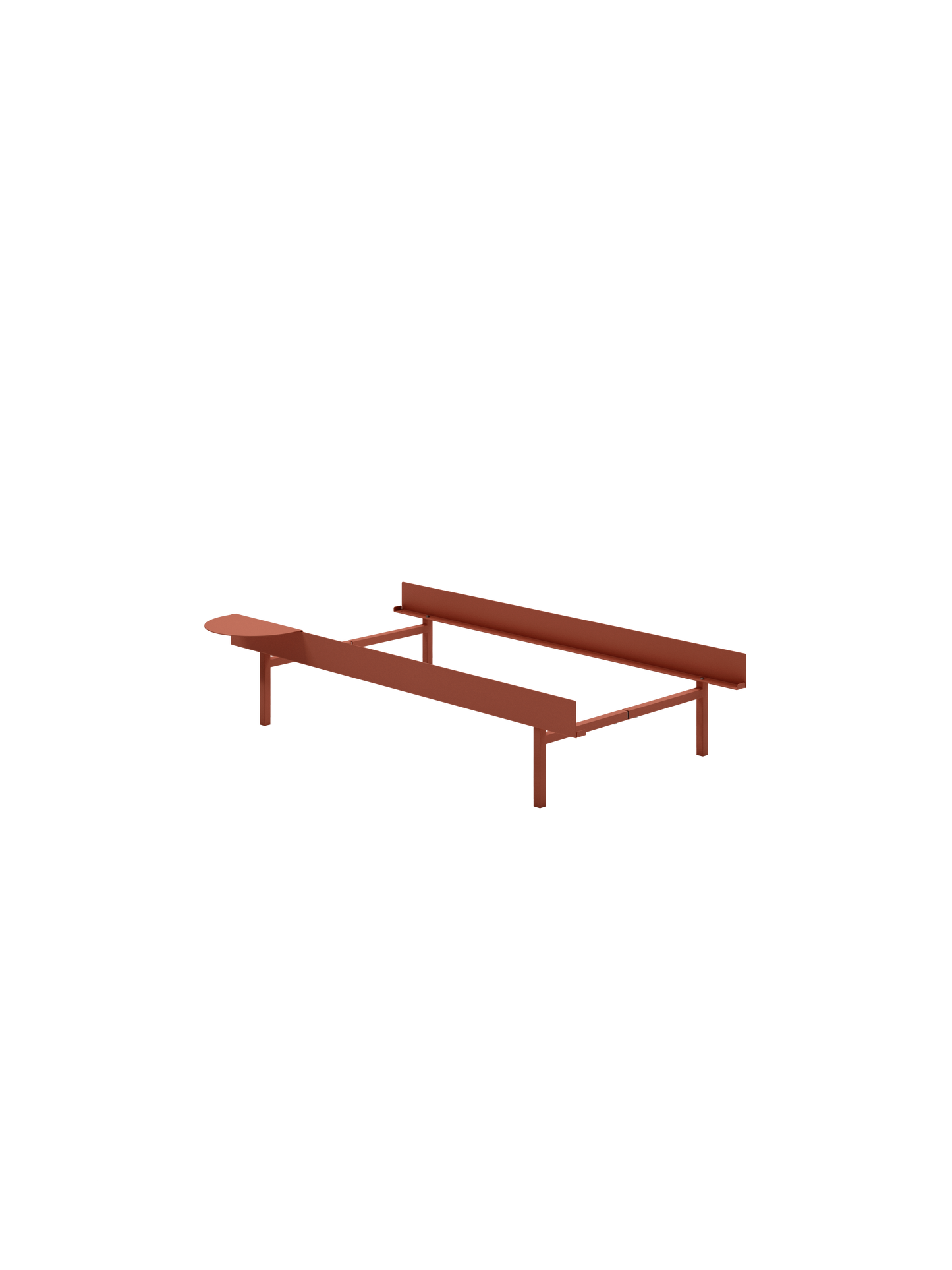 Moebe Bed: 90cm High