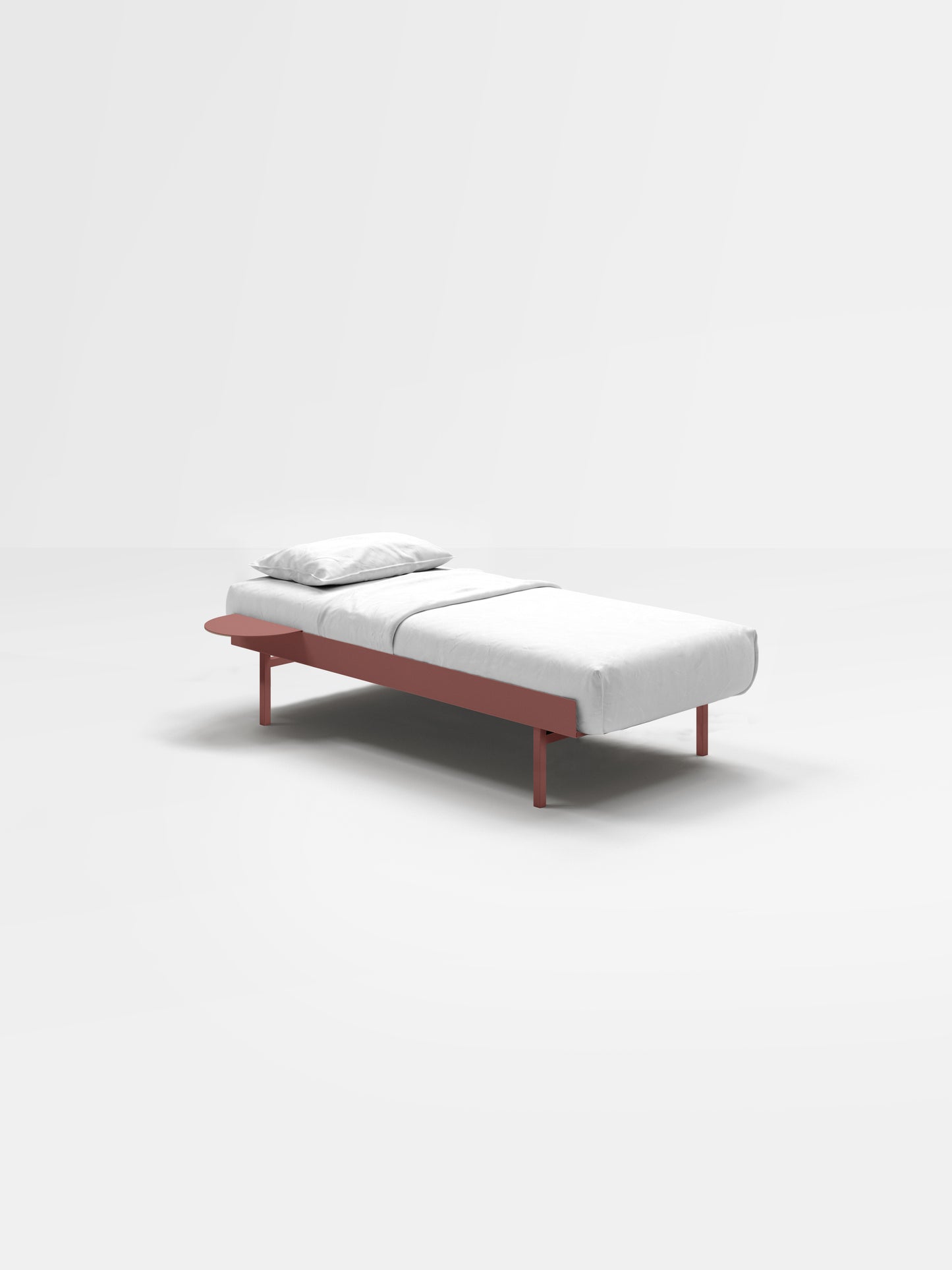 Moebe Bed: 90cm High