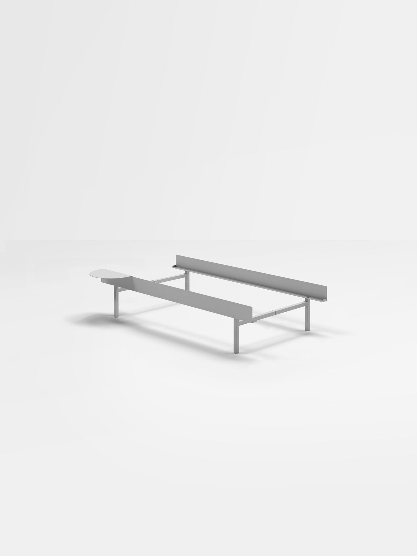 Moebe Bed: 90cm High