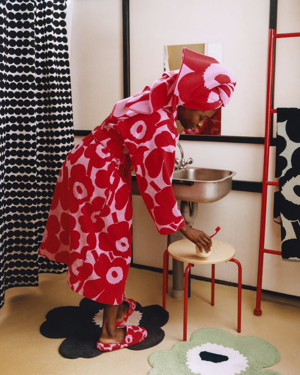 Marimekko Unikko Bathrobe