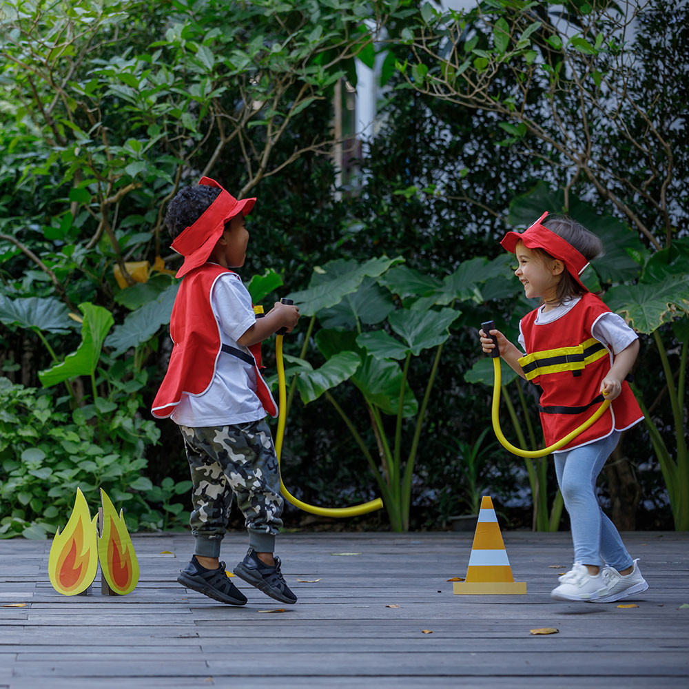 Plan Toys Fire Fighter Play Set