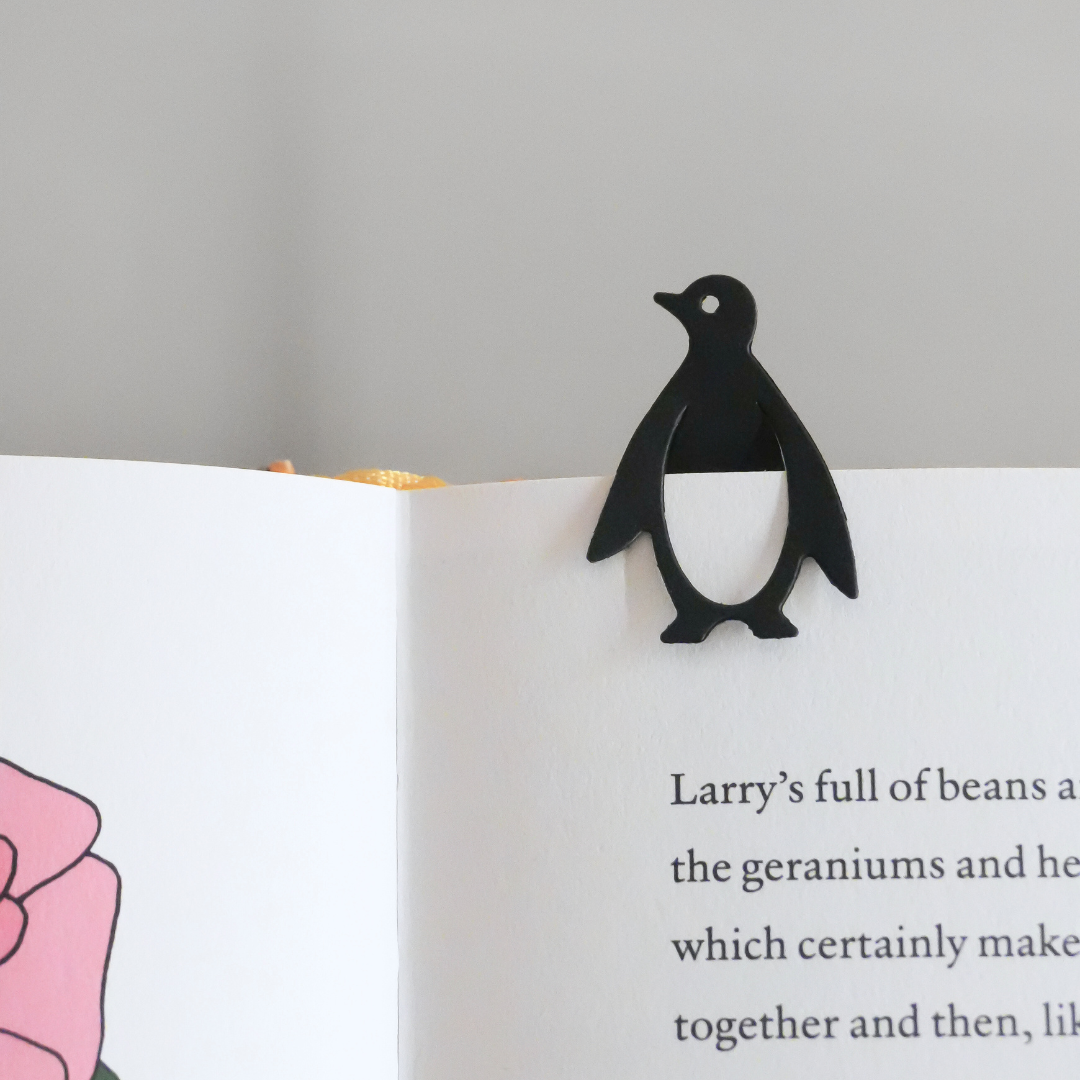 Cut & Make Penguin Bookmarks Christmas Card