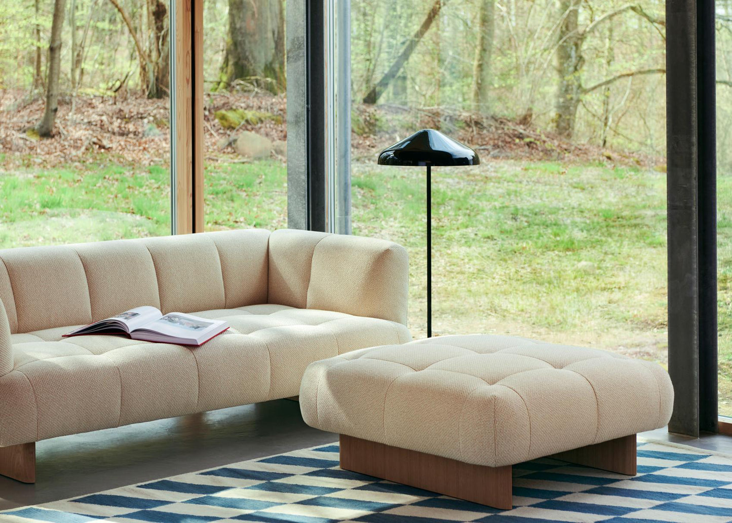 Hay Quilton Lift Ottoman