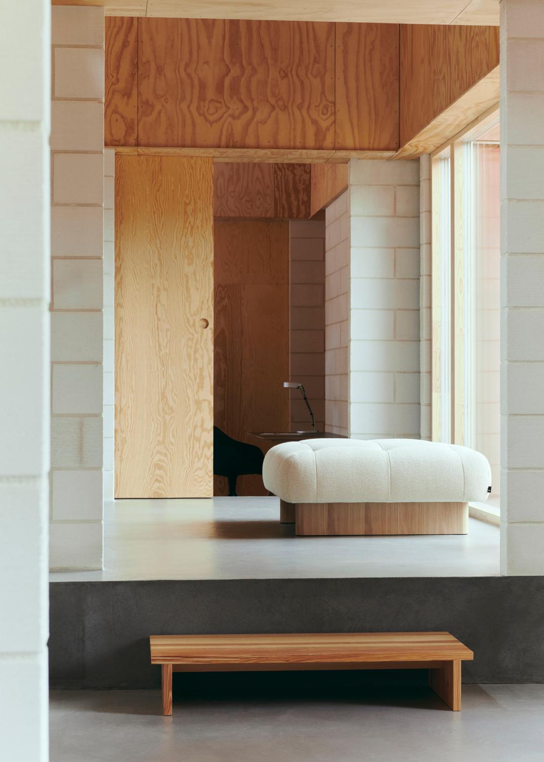 Hay Quilton Lift Ottoman