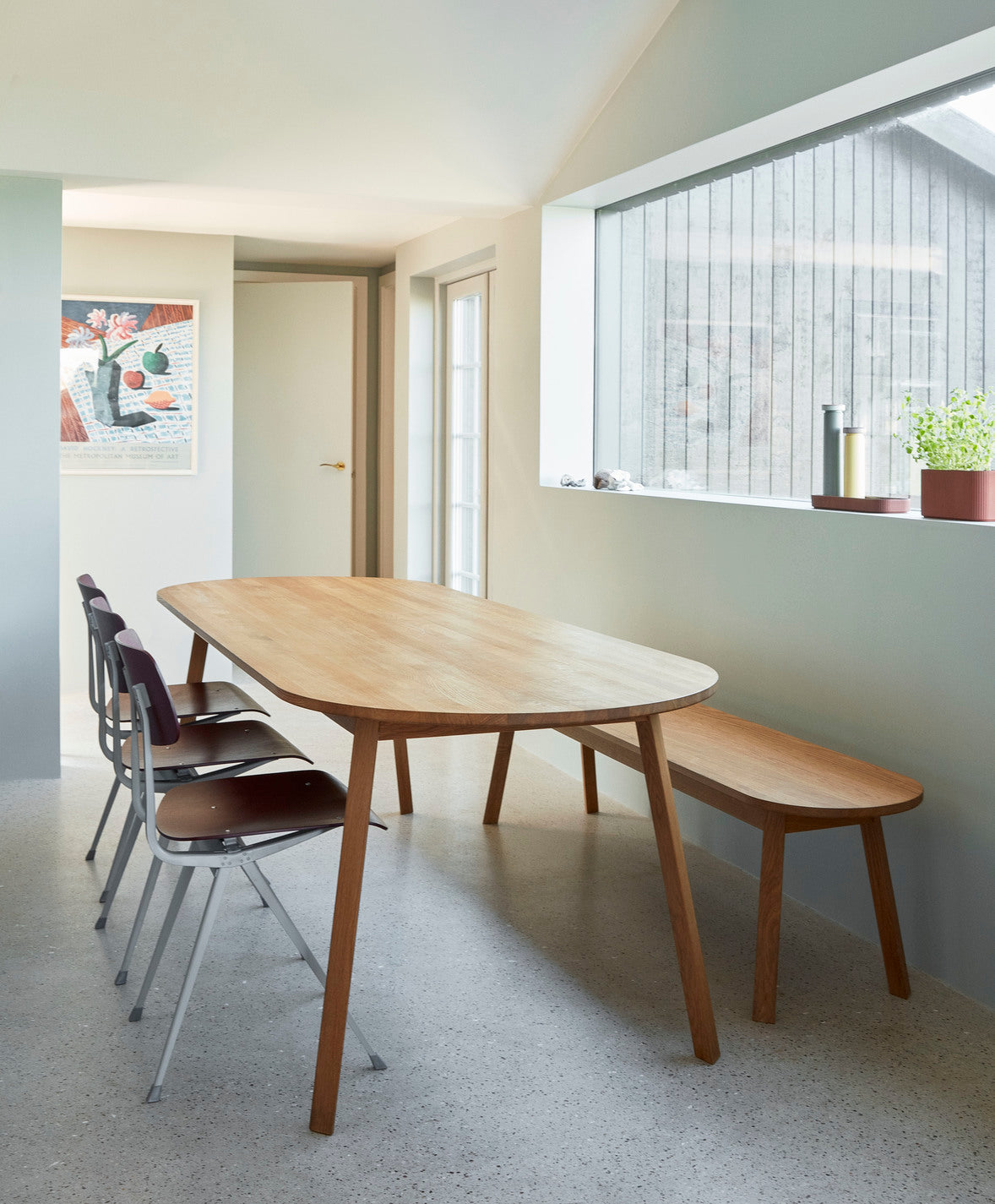 Hay Triangle Leg Dining Table